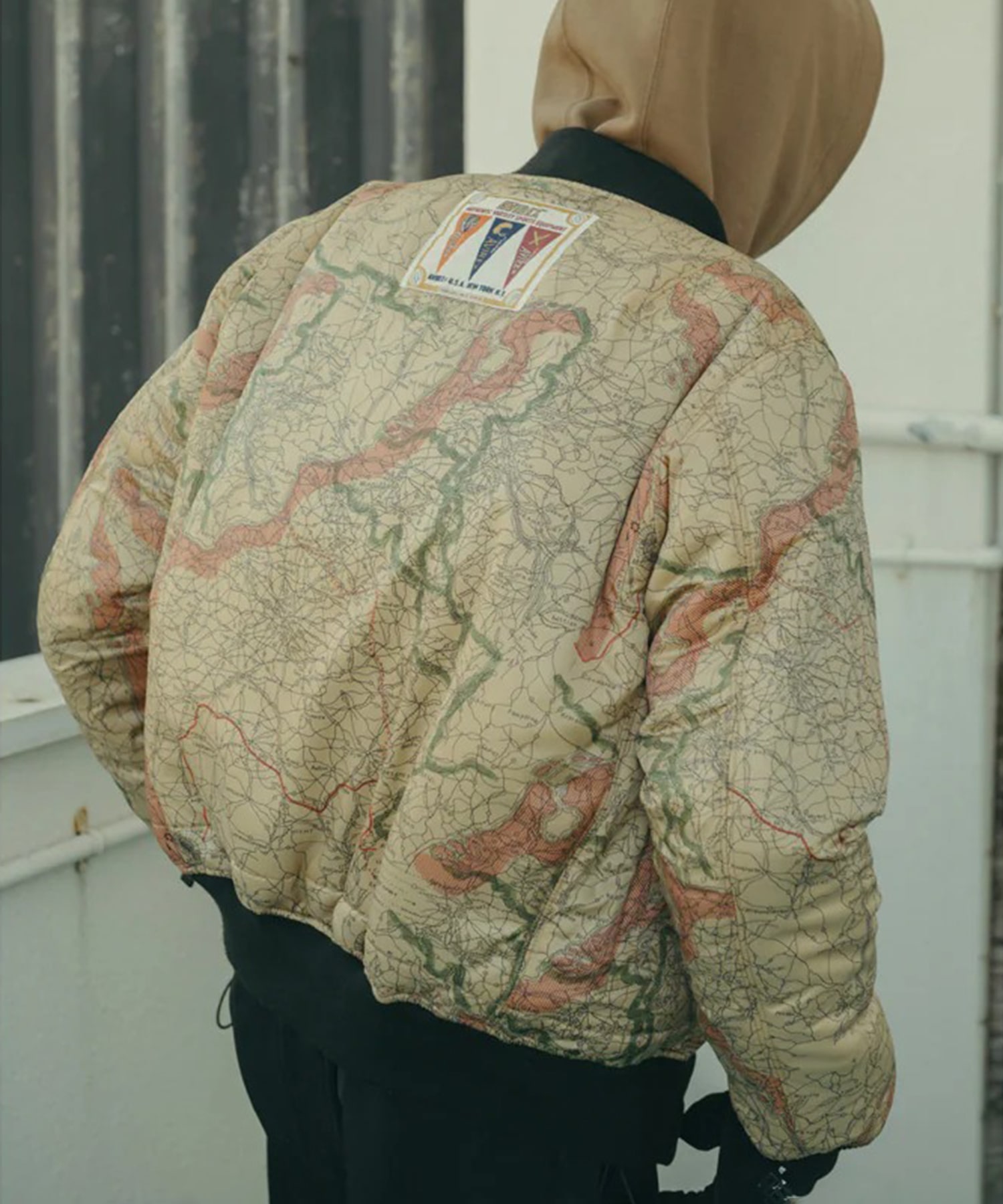 CITY COUNTRY CITY×AVIREX APPLIQUE LOGO MA-1 CITY COUNTRY CITY