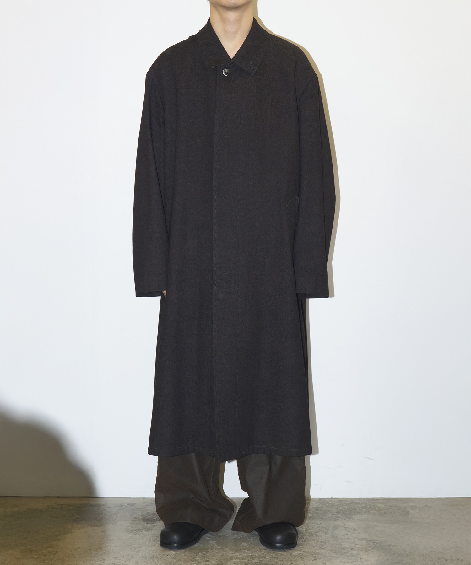 COTTON WOOL Soutien Collar Coat Nomat