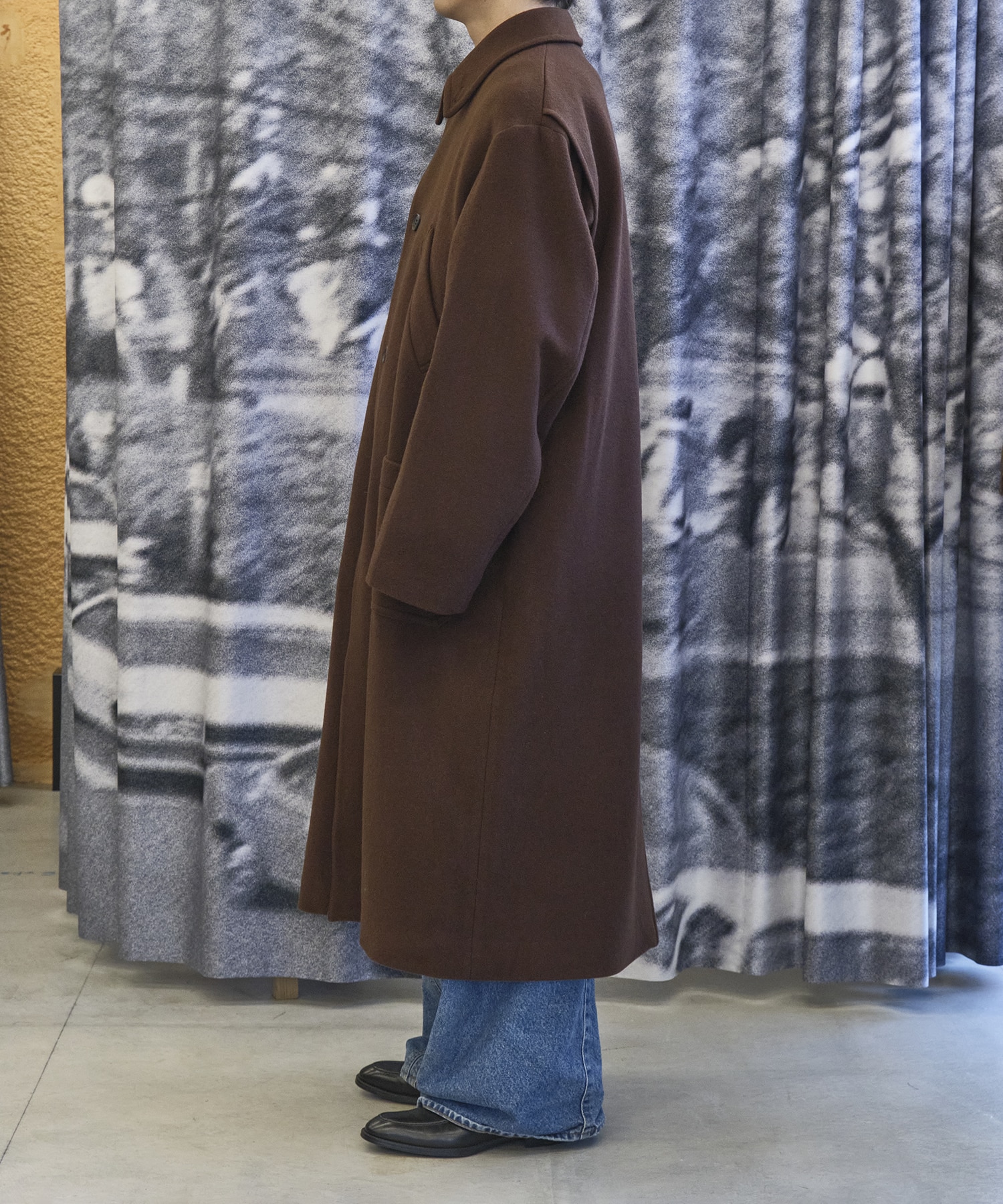 Bal Collar Wool Coat × CONZ MATSUFUJI