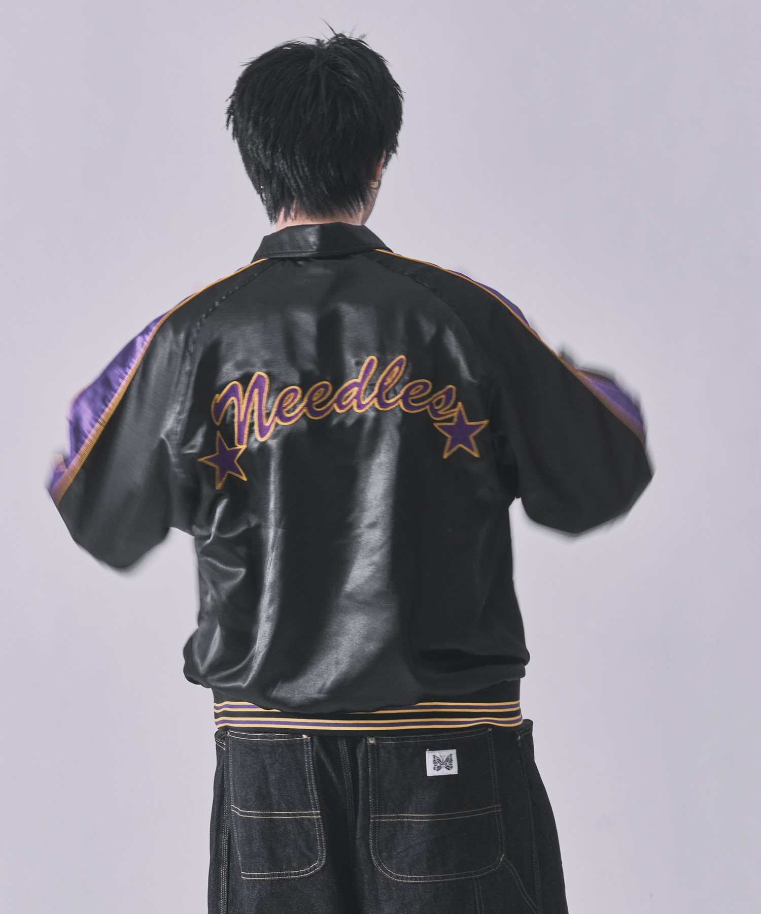 Stadium Jacket Poly Sateen Needles