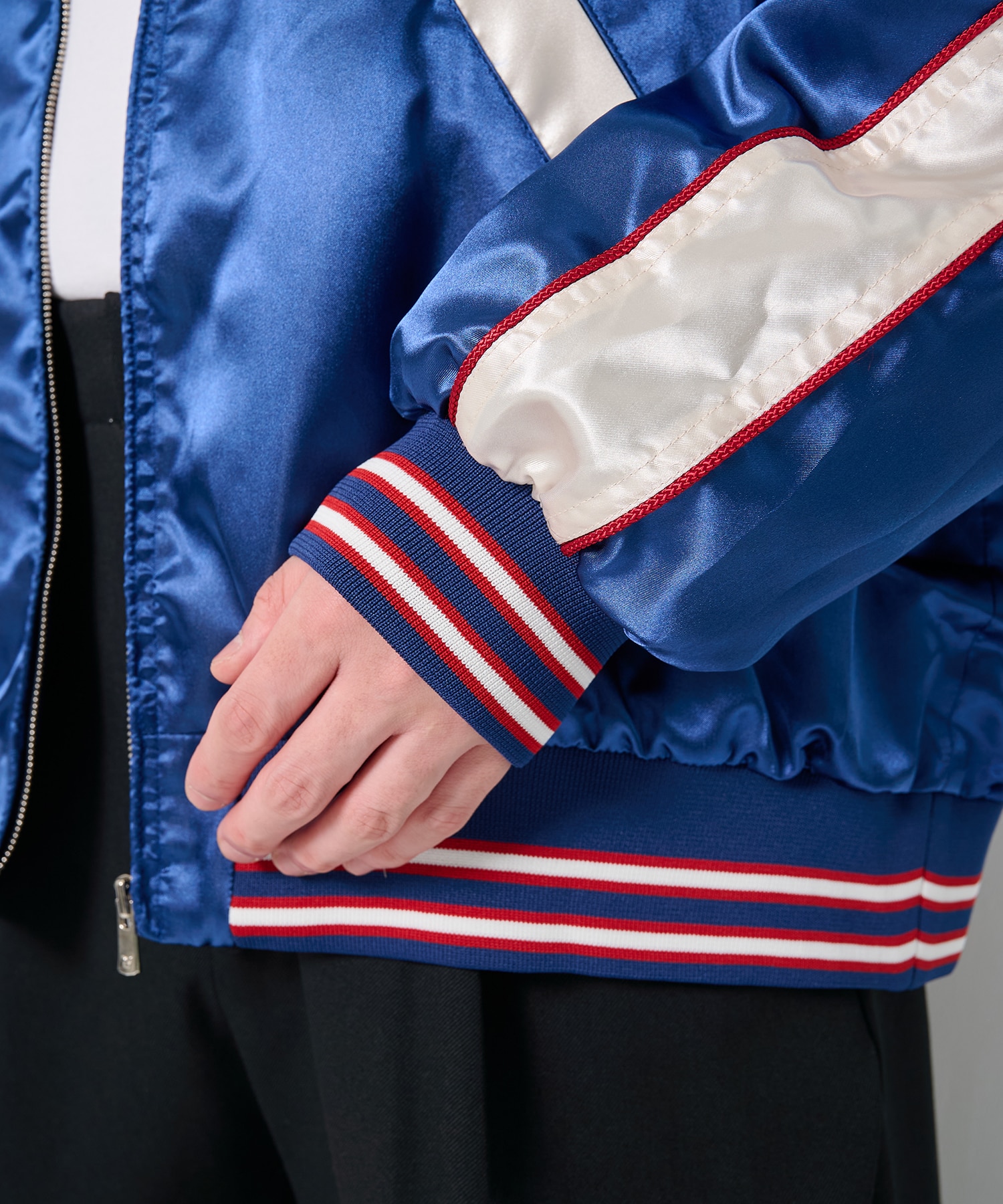 Stadium Jacket Poly Sateen Needles