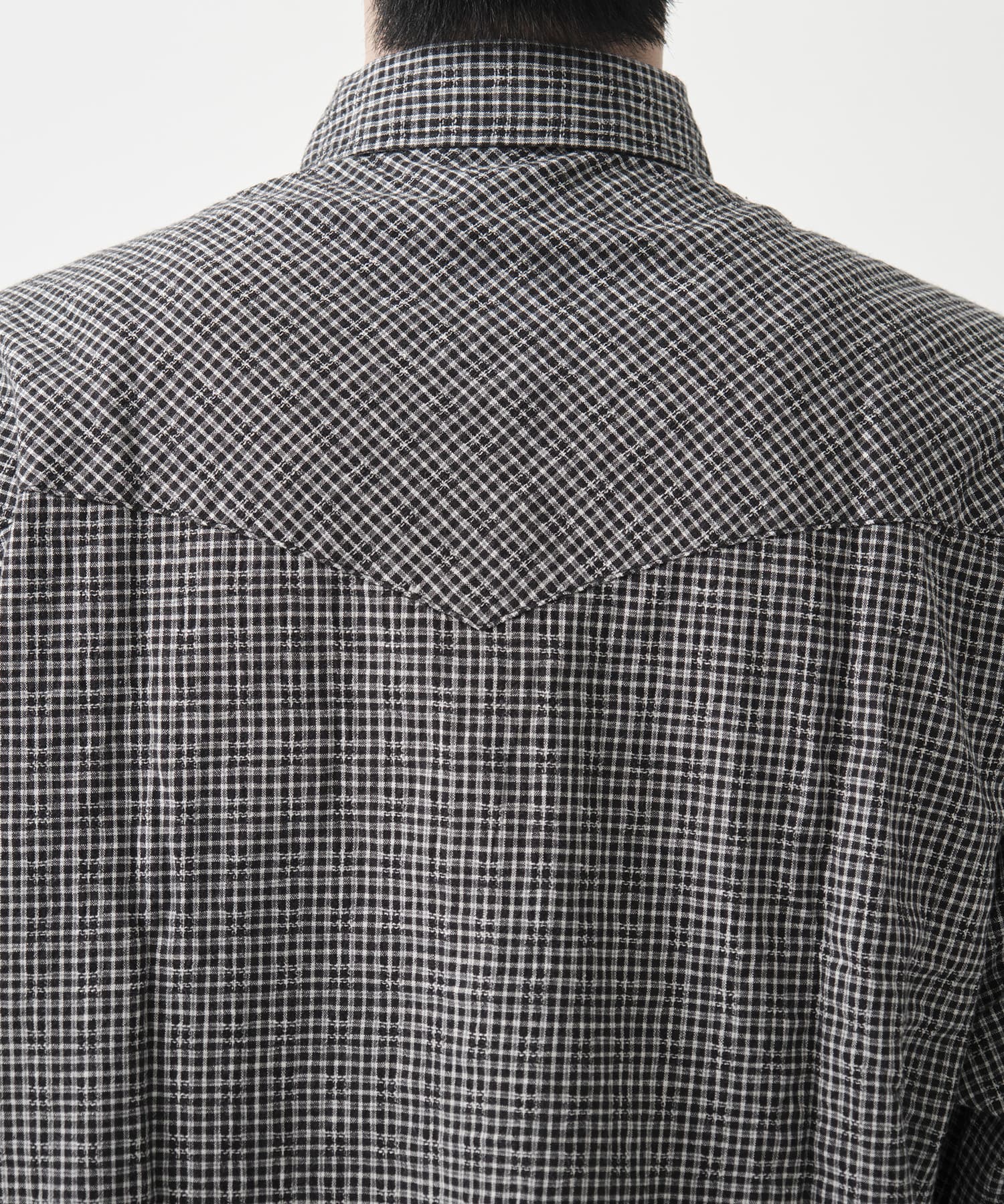 Dobby Gingham Check L/S Western Shirt COOTIE PRODUCTIONS