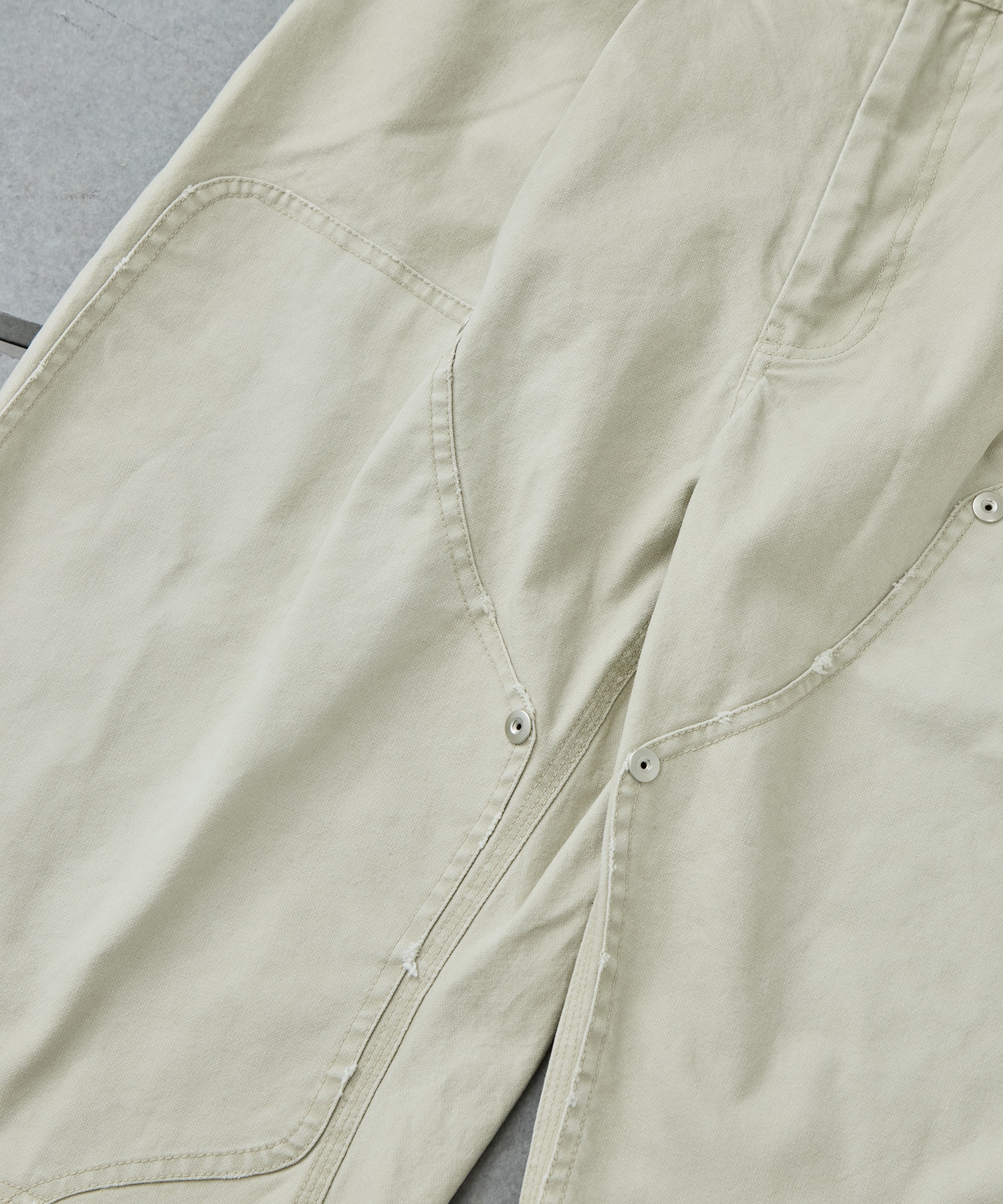 BASICKS×duck double knee curve leg shorts CONZ
