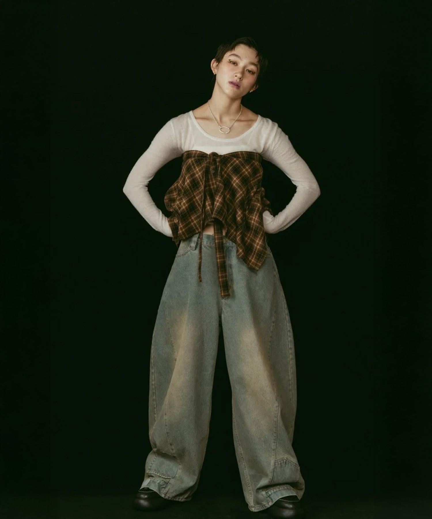 shirt wrap denim pants Knuth Marf