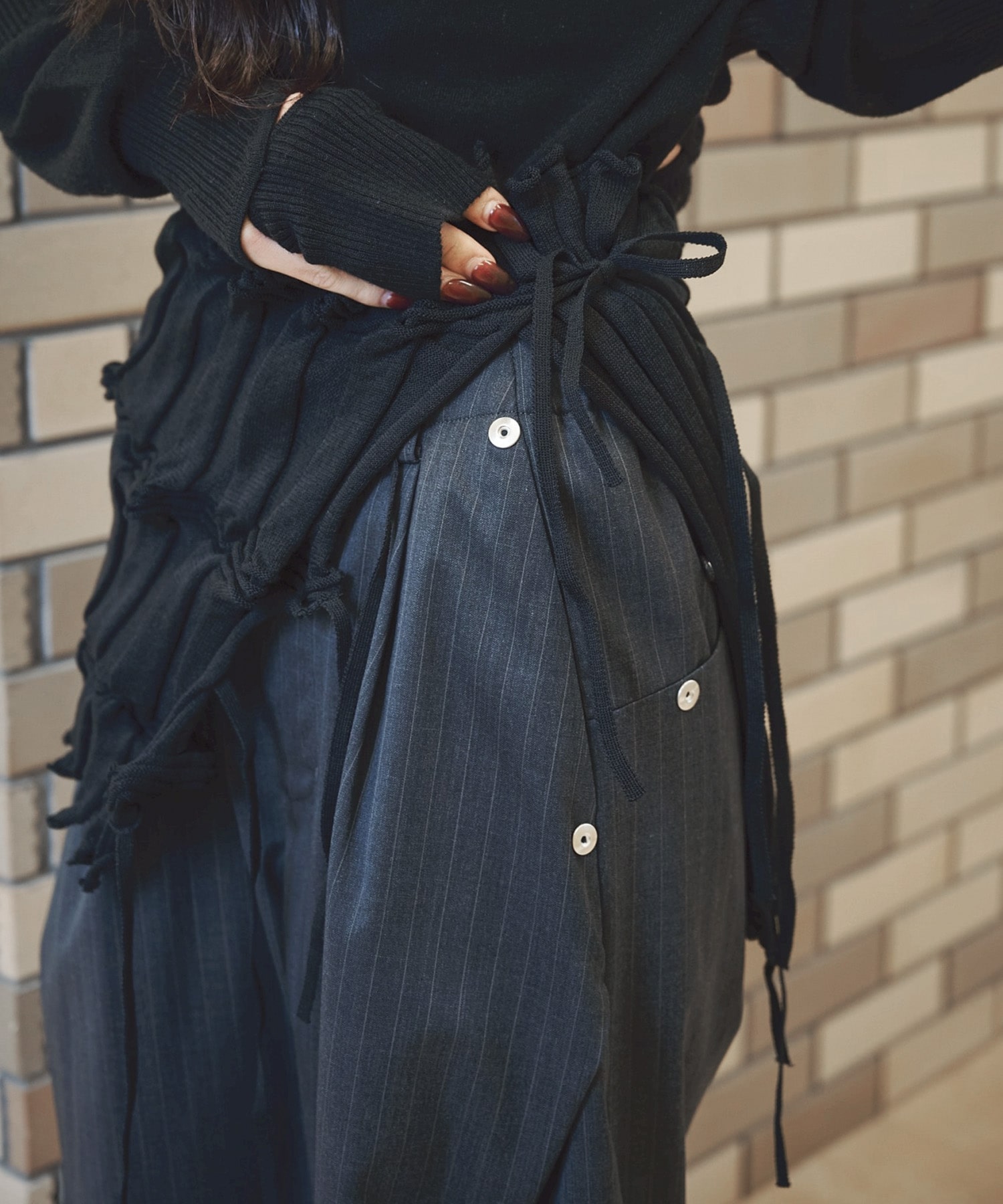 CURVE LEG TROUSERS CONZ