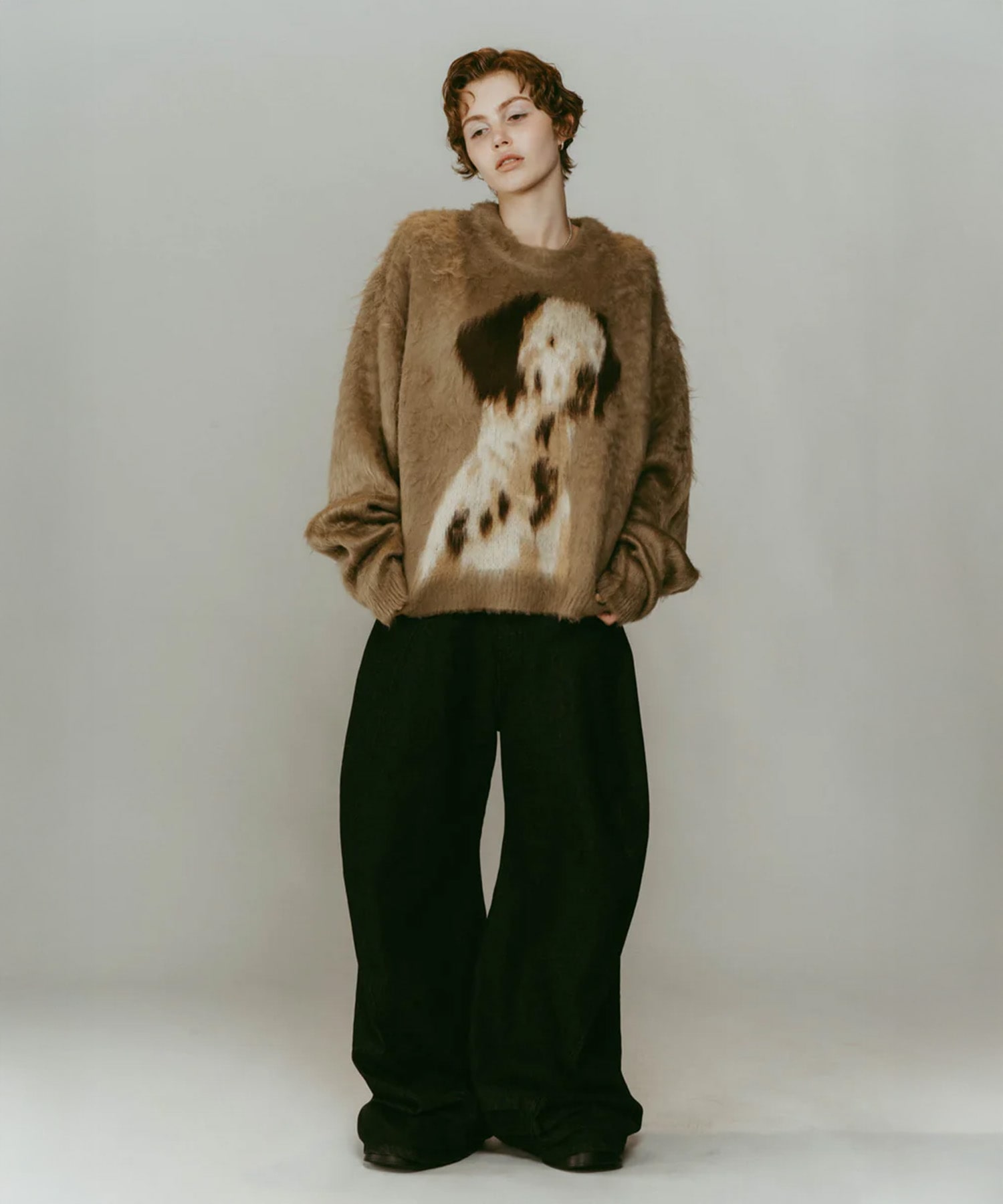 dalmatian shaggy knit(unisex) Knuth Marf