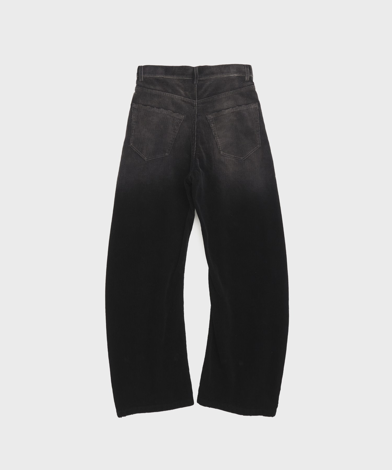 CORDUROY BLAST PAINT CURVED LEG PANTS CONZ