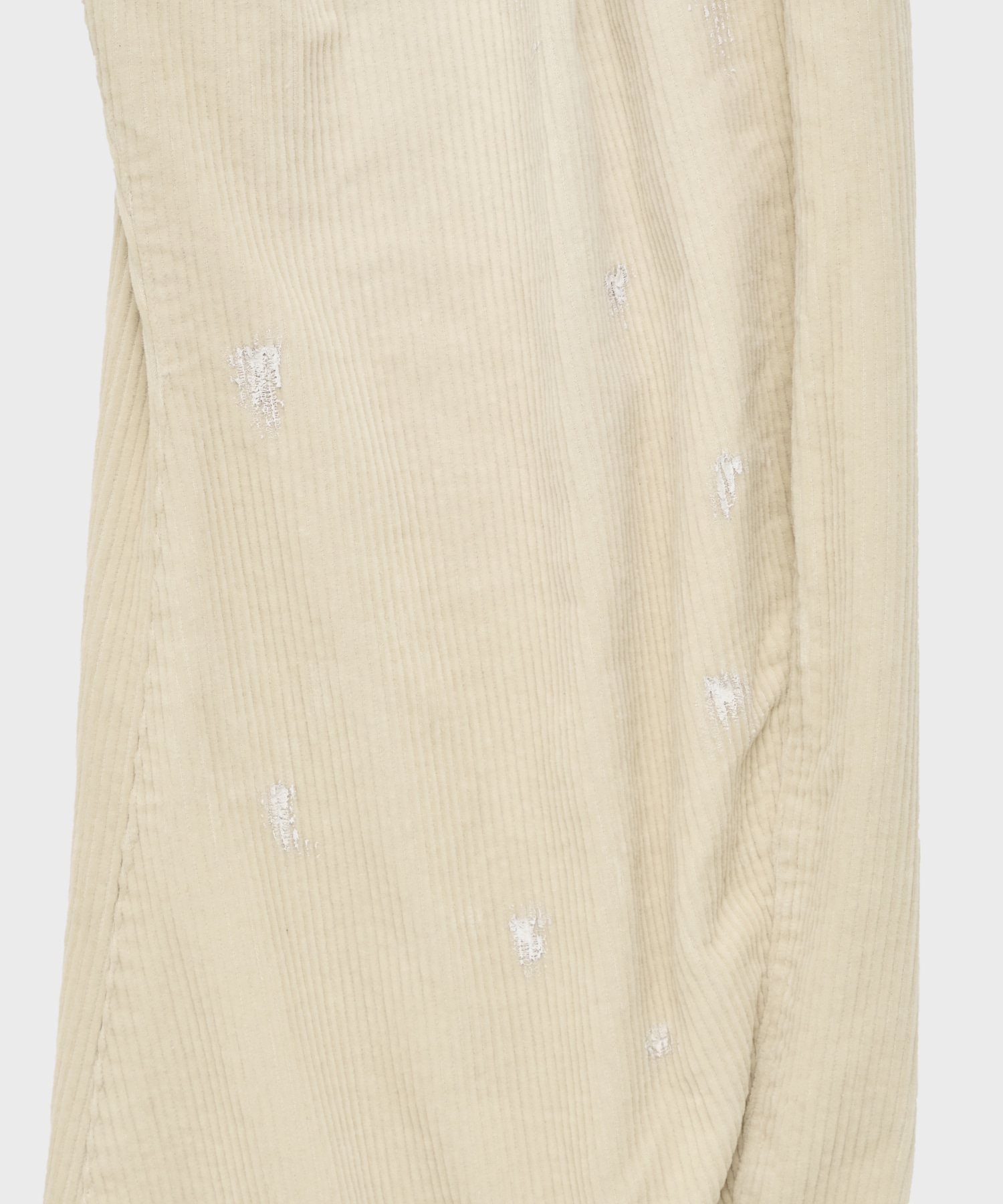 CORDUROY BLAST PAINT CURVED LEG PANTS CONZ