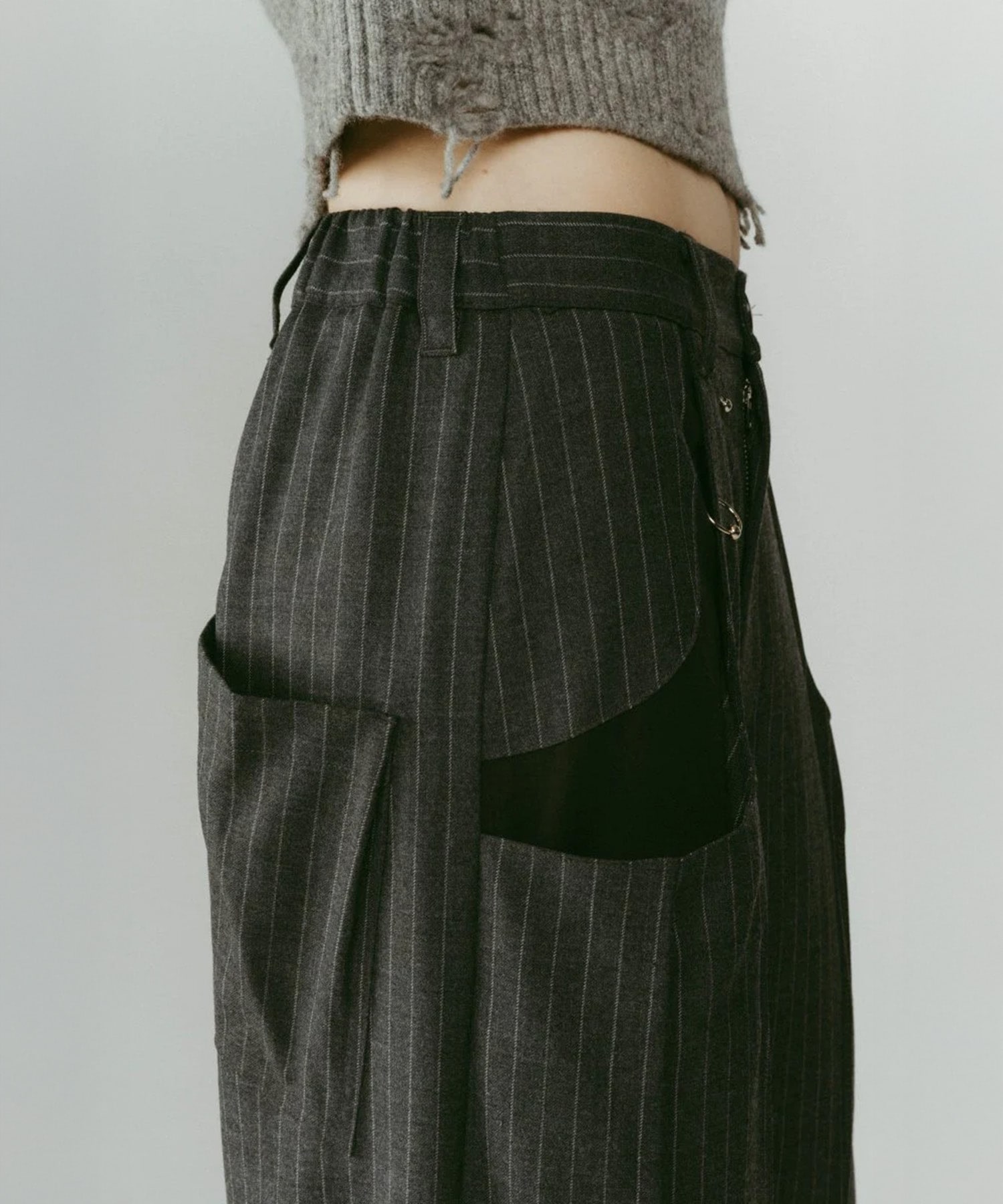 pierced drape pants(unisex) Knuth Marf