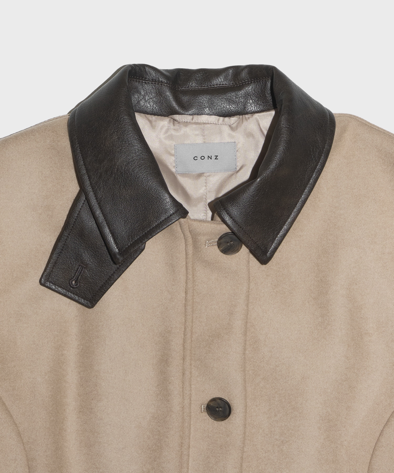 SHORT ZIP UP COAT CONZ