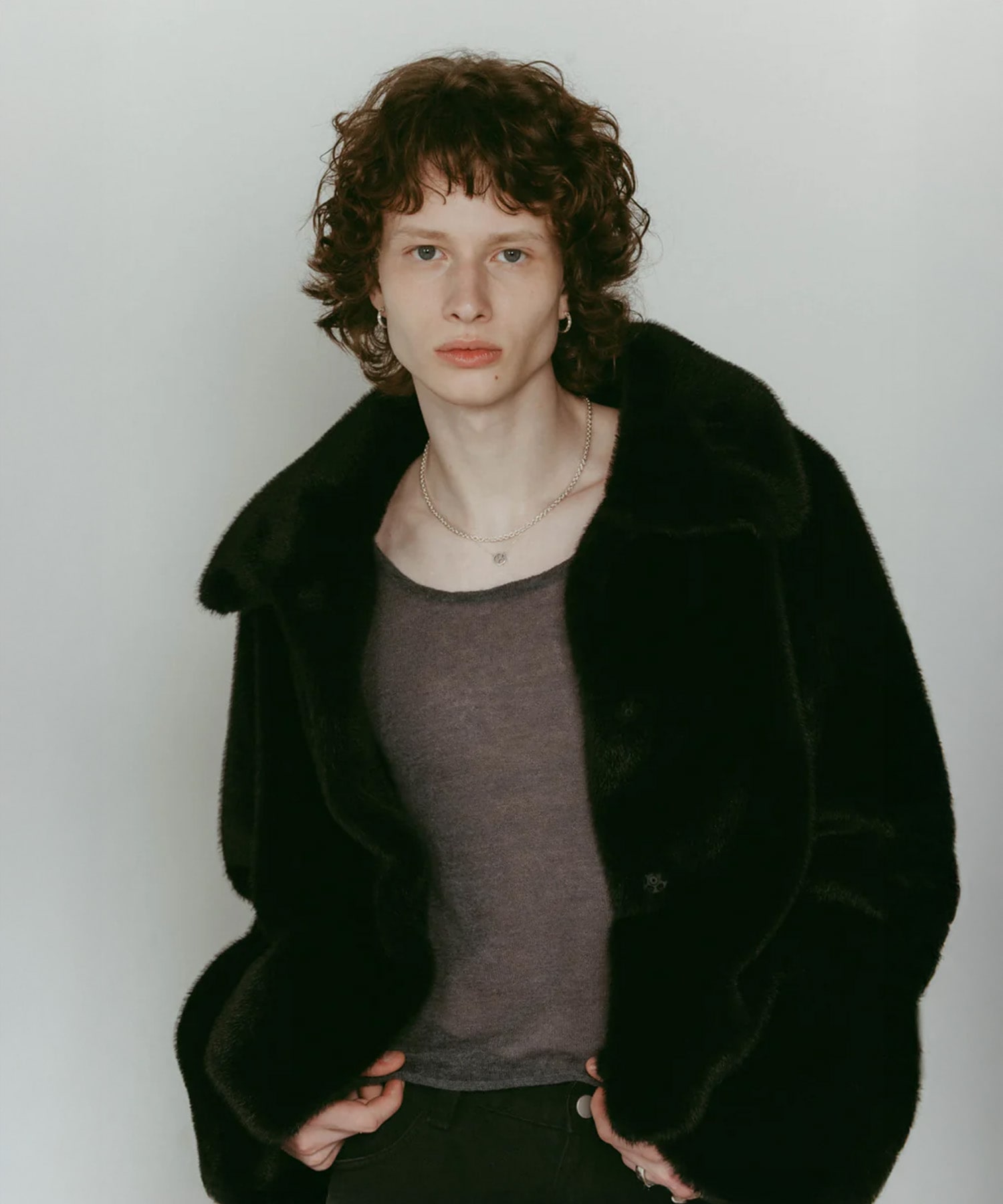 point collar fur coat Knuth Marf