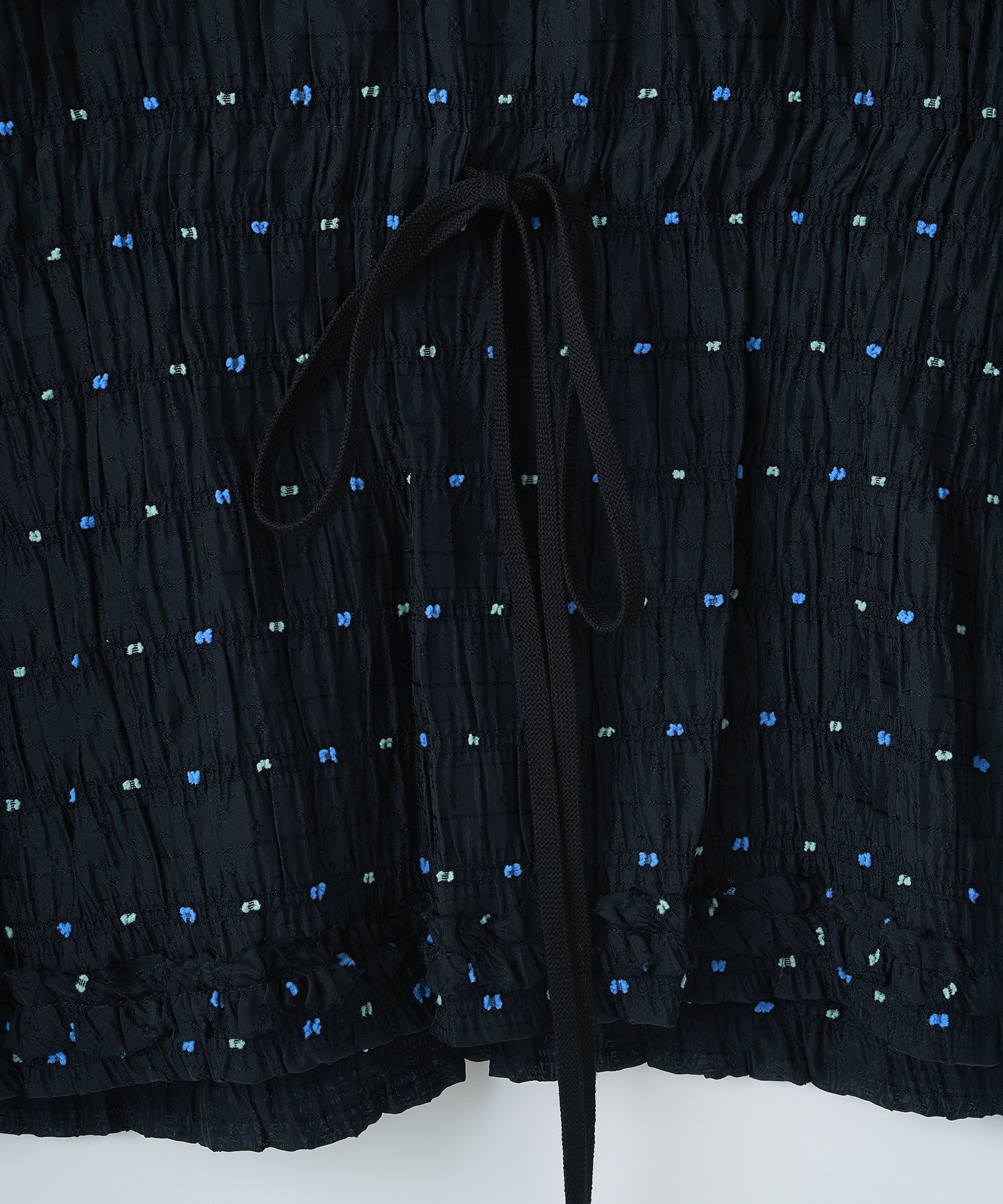 Original jacquard anorak hoodie naokitomizuka