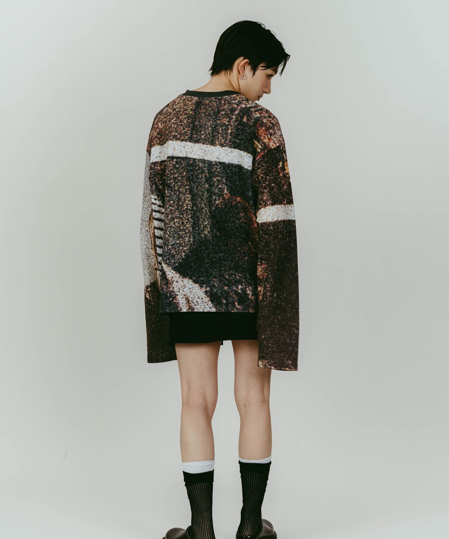 scenery print long sleeve tee Knuth Marf