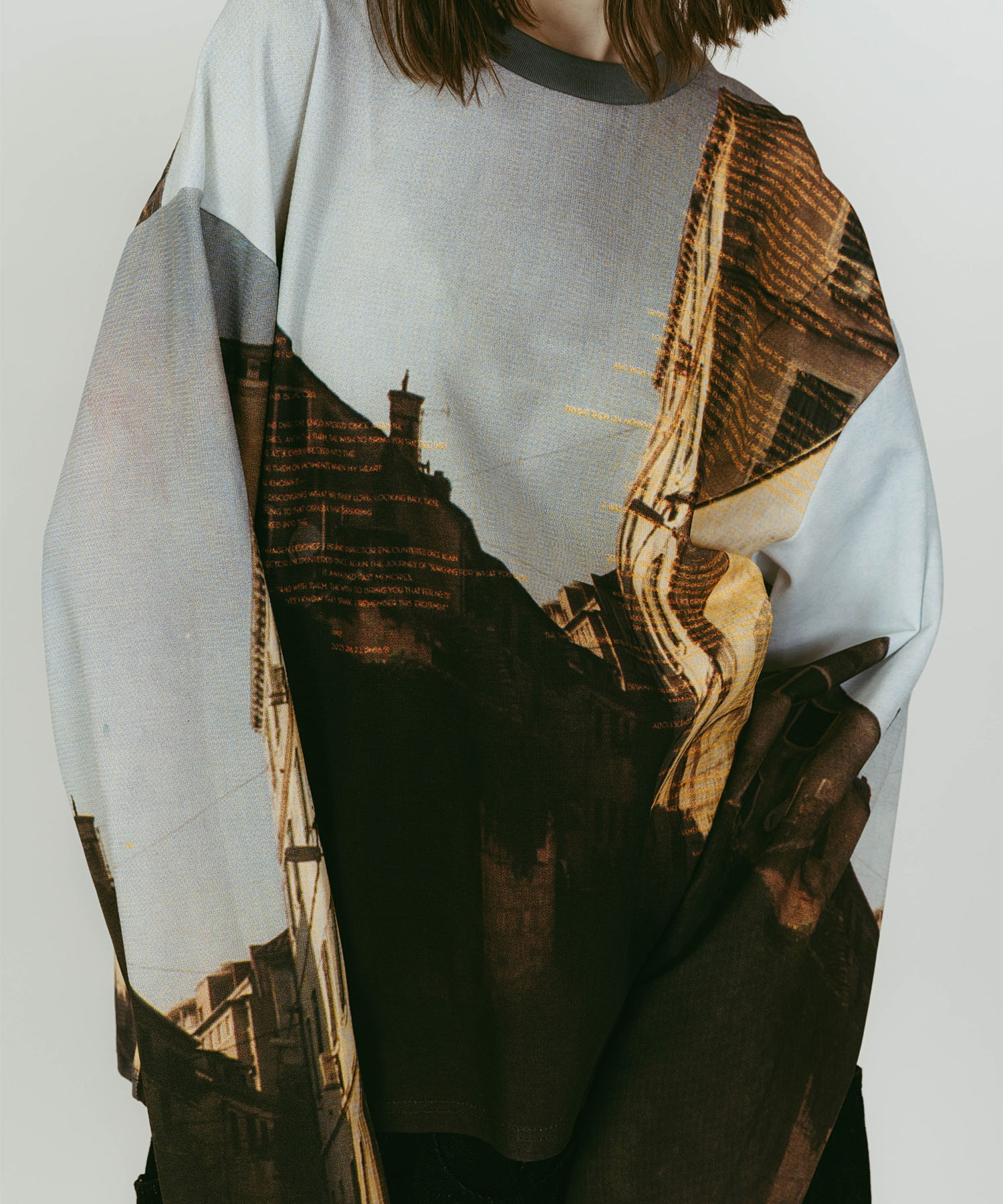 scenery print long sleeve tee Knuth Marf