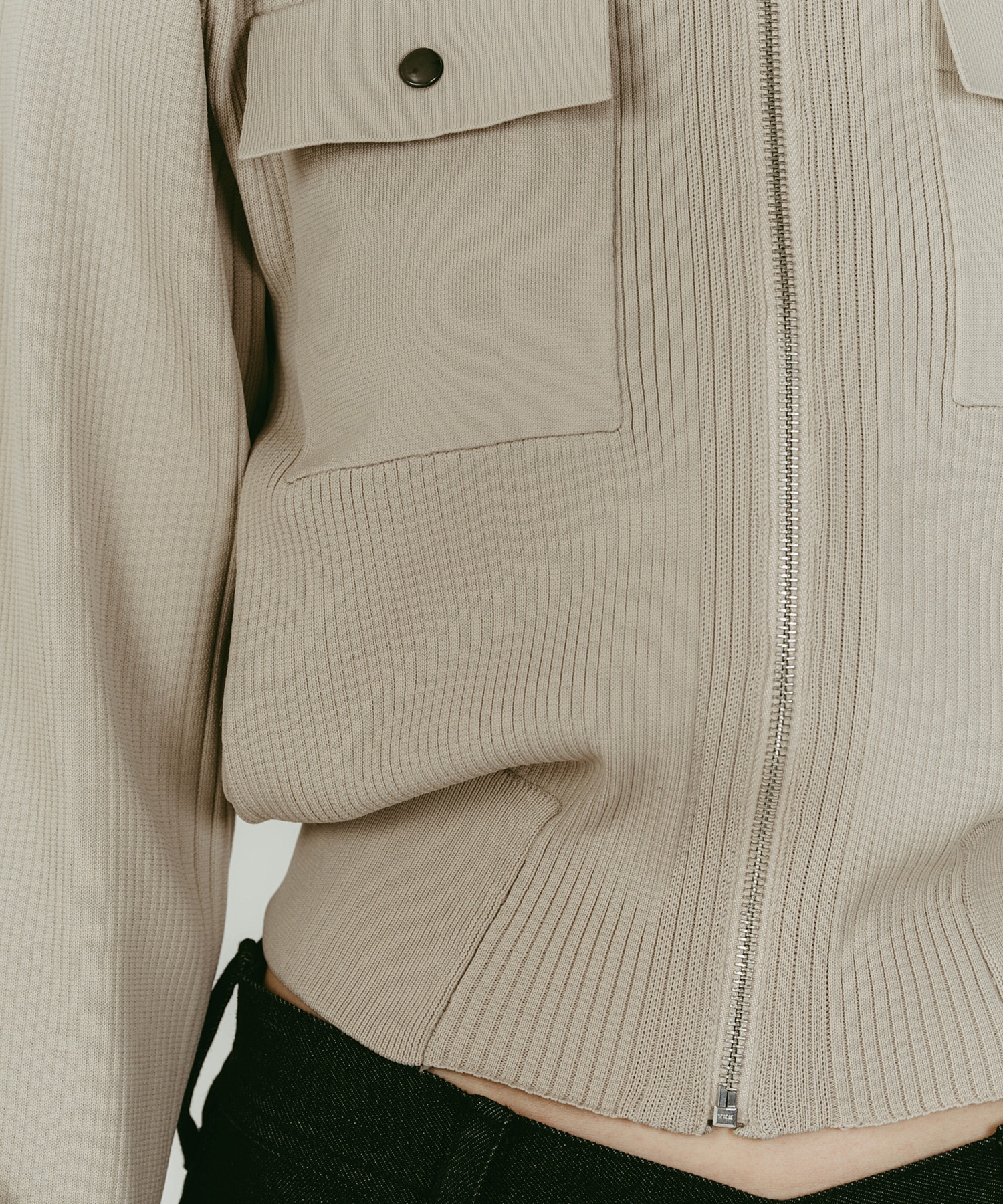 pocket zip up knit Knuth Marf