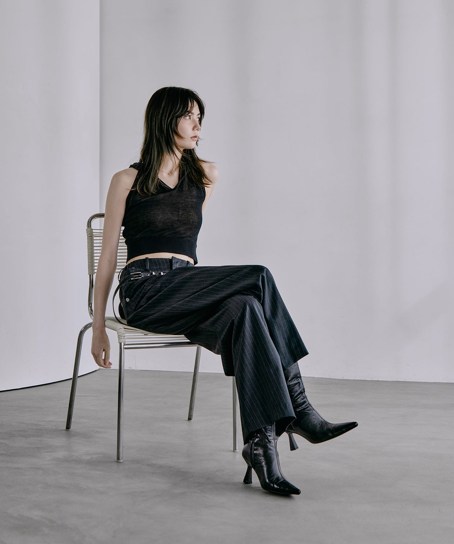 curve leg trousers CONZ