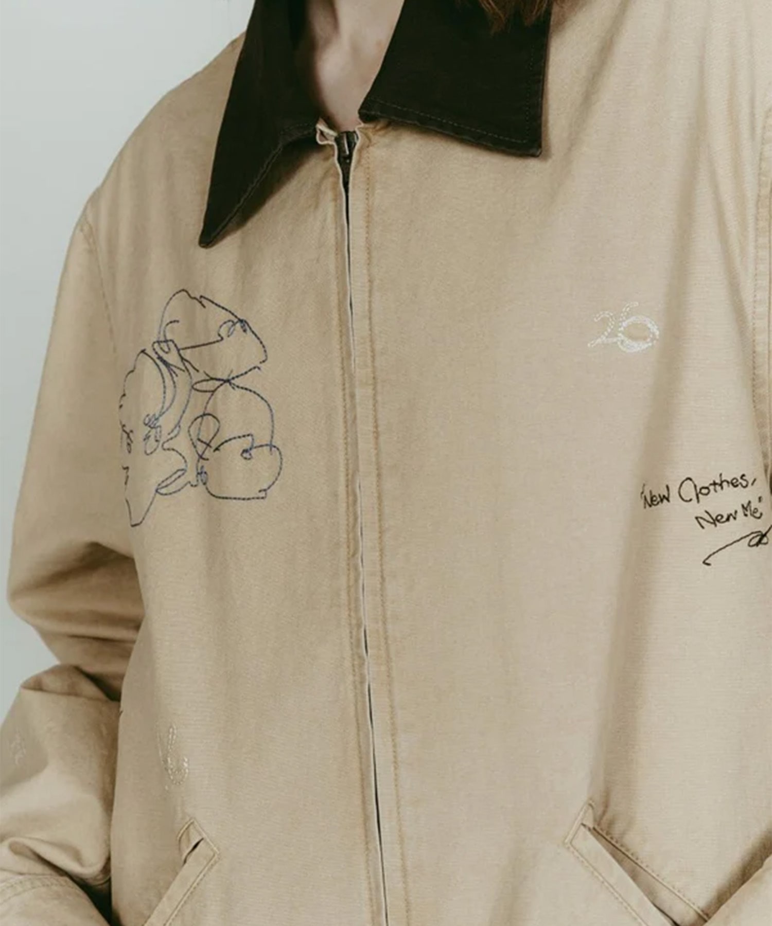 embroidered jacket(unisex) Knuth Marf