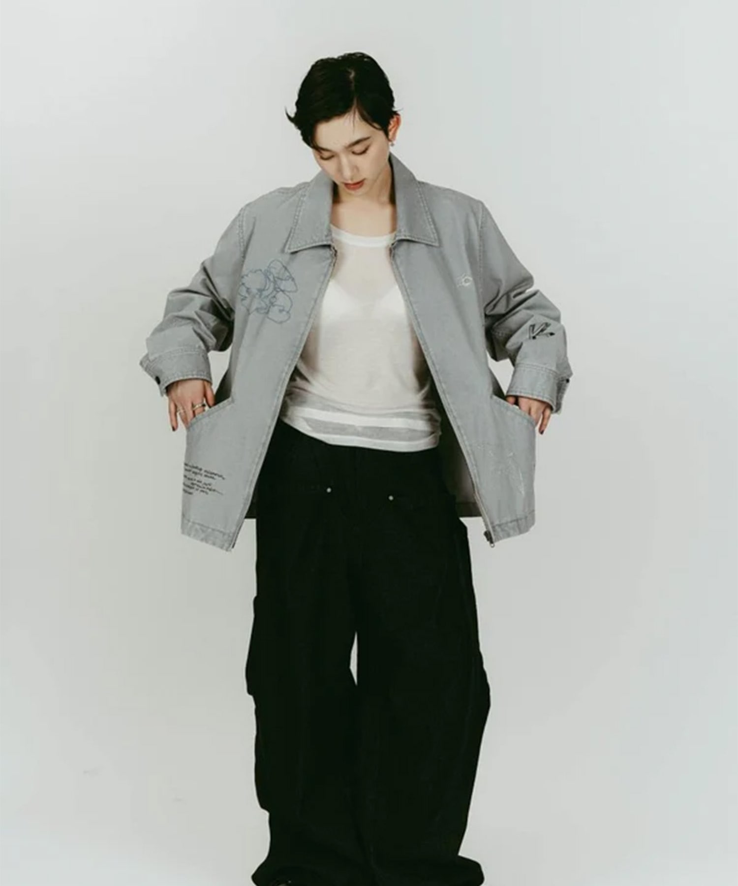 embroidered jacket(unisex) Knuth Marf