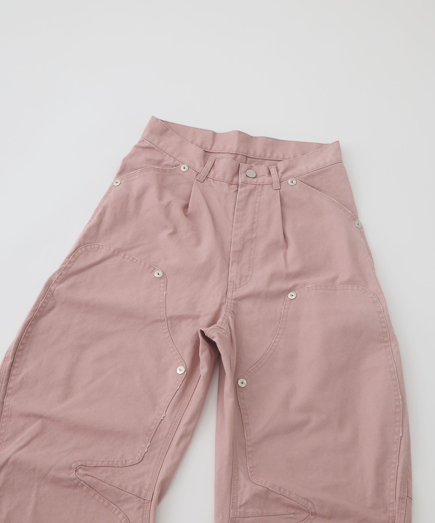 duck double knee curved leg pants CONZ