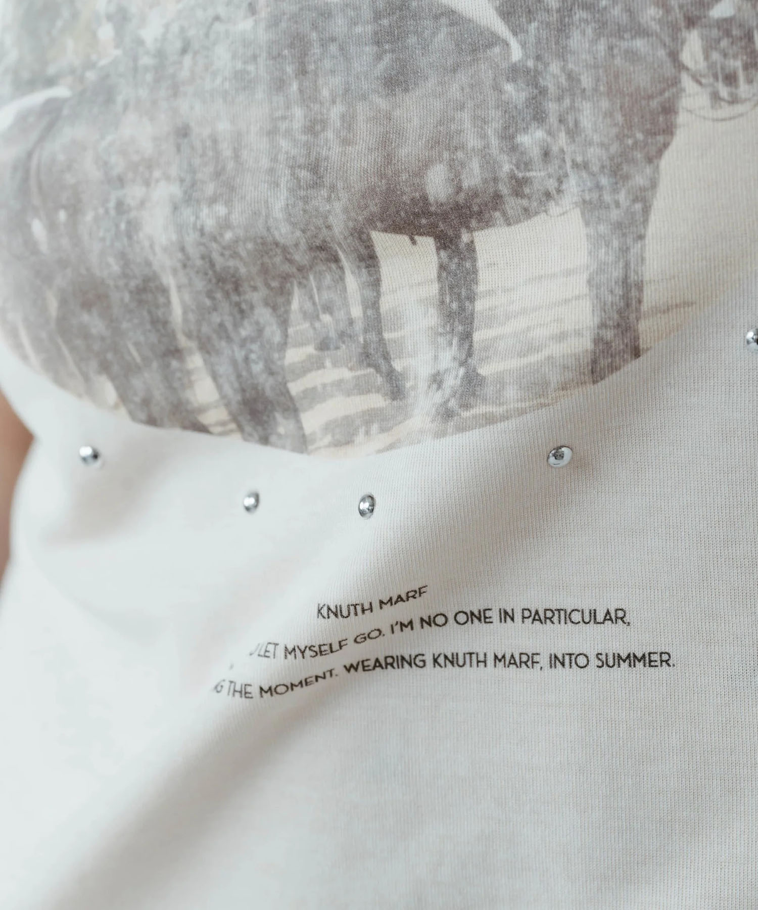 studded compact tee Knuth Marf