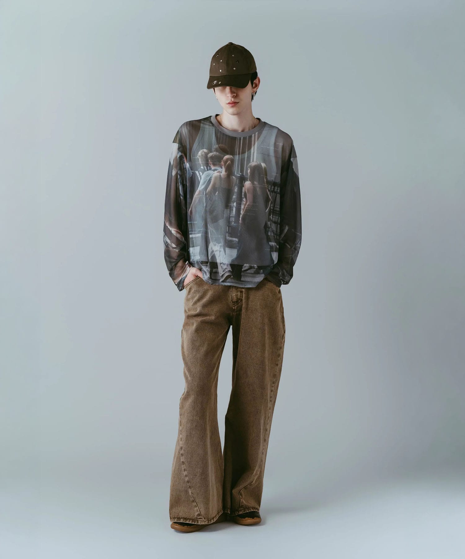 school sheer long-sleeve tee(unisex) Knuth Marf