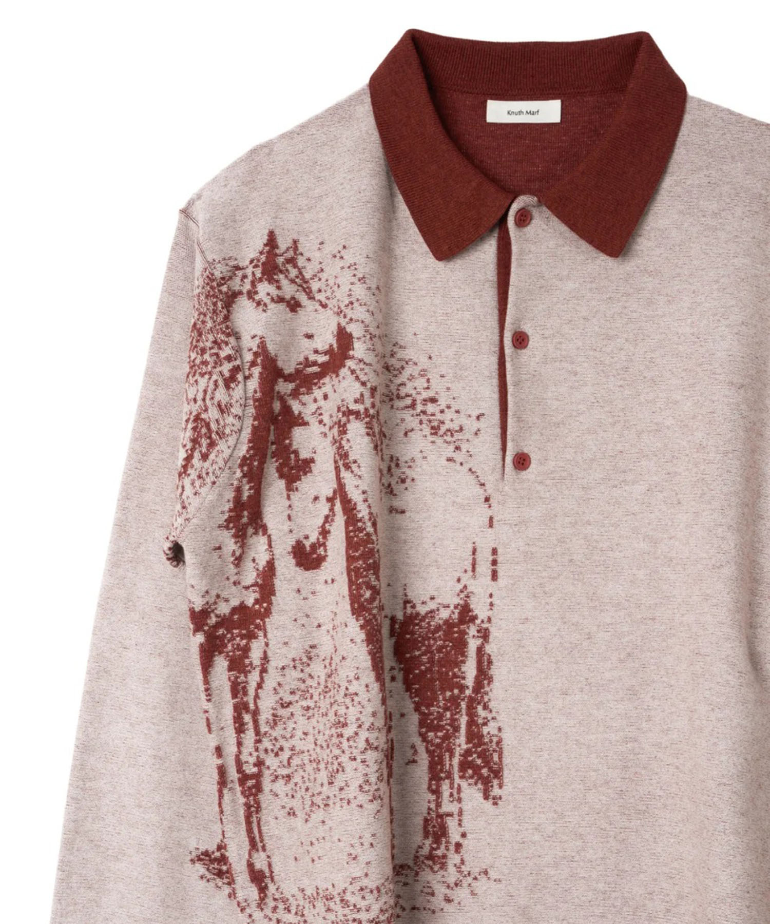 reversible jacquard polo knit Knuth Marf