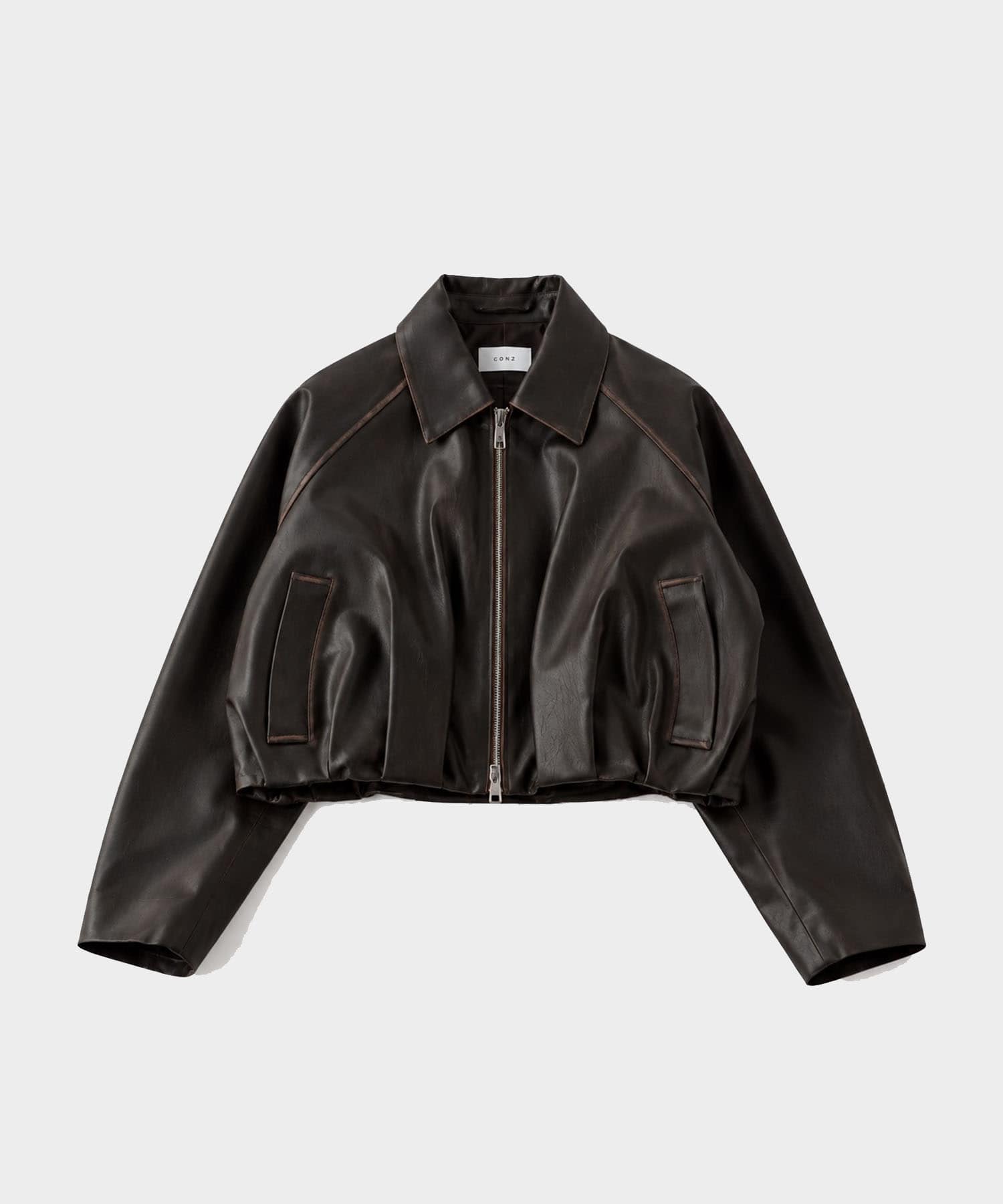 balloon blouson vintage faux leather CONZ