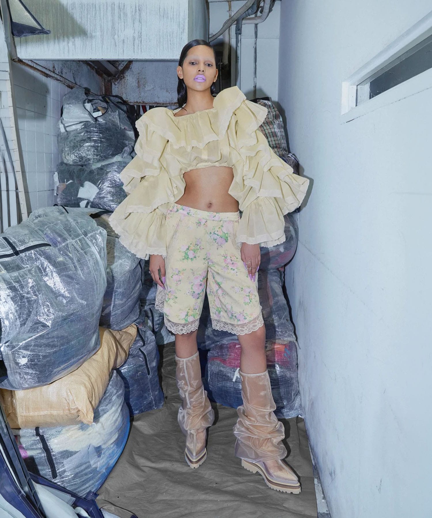 SHEER MELTED BOOTS POOLDE