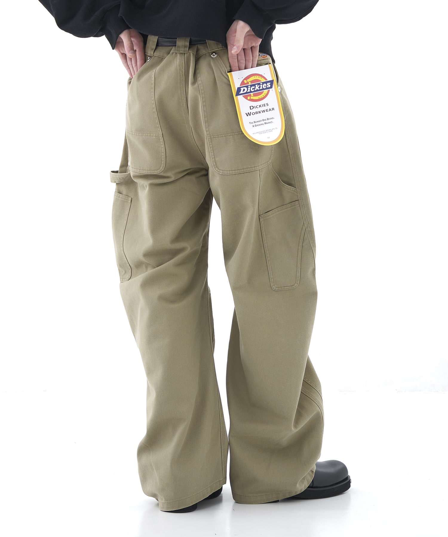Dickies×CONZ DOUBLE KNEE CURVED LEG PANTS