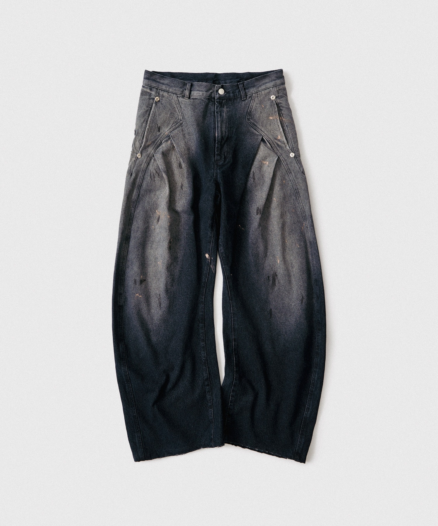 DARK WASH CURVE DENIM