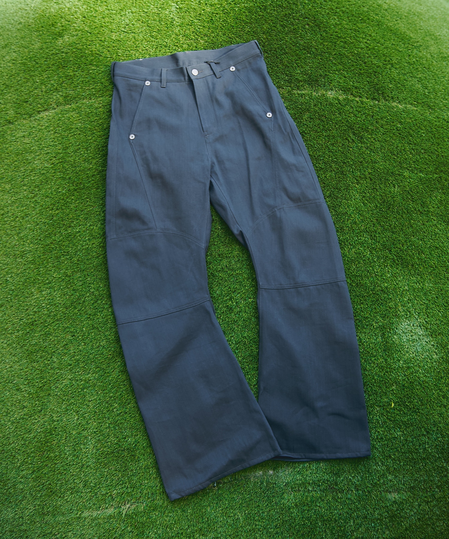 panelled leg jieans