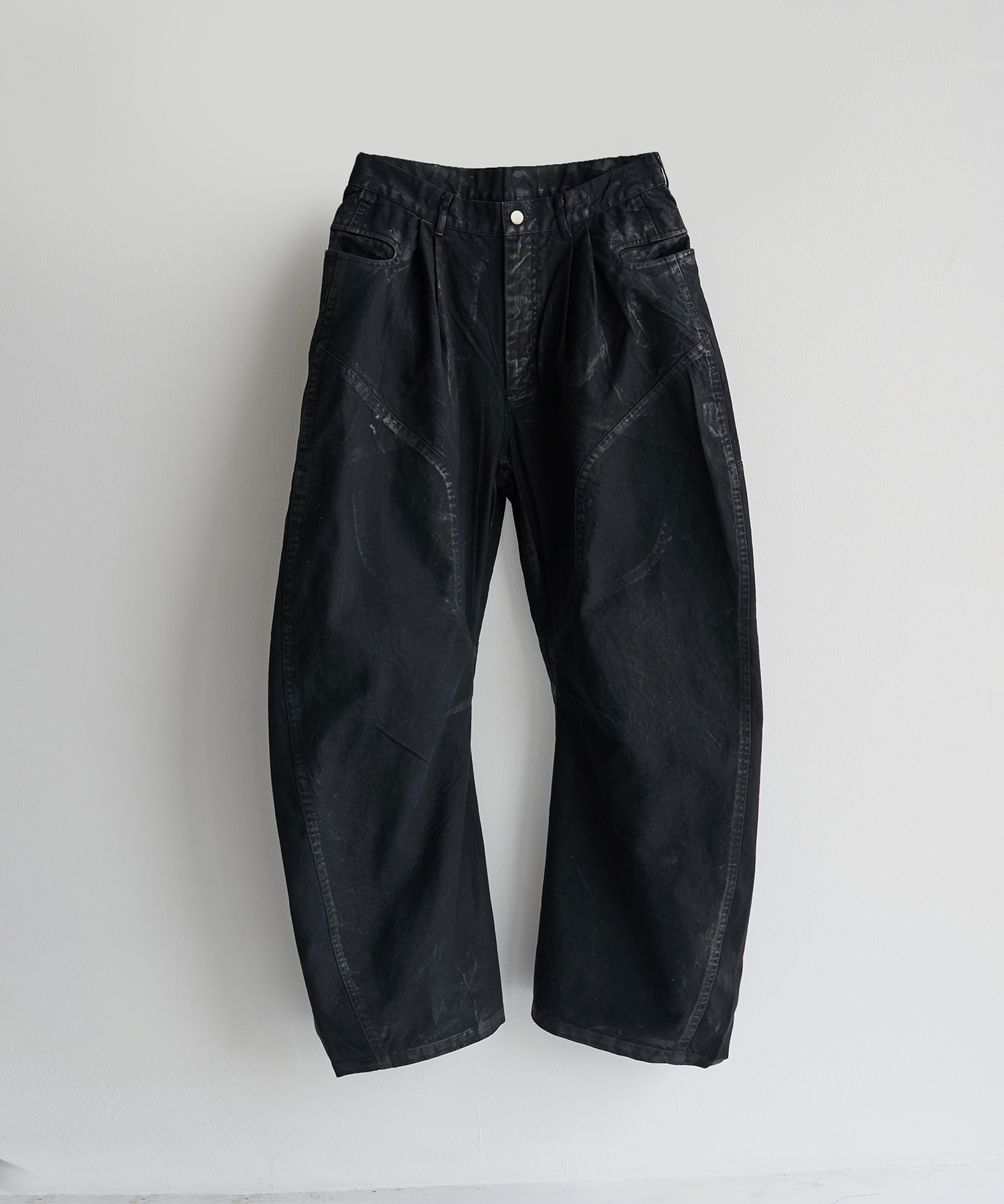 duck curved pants wax vintage