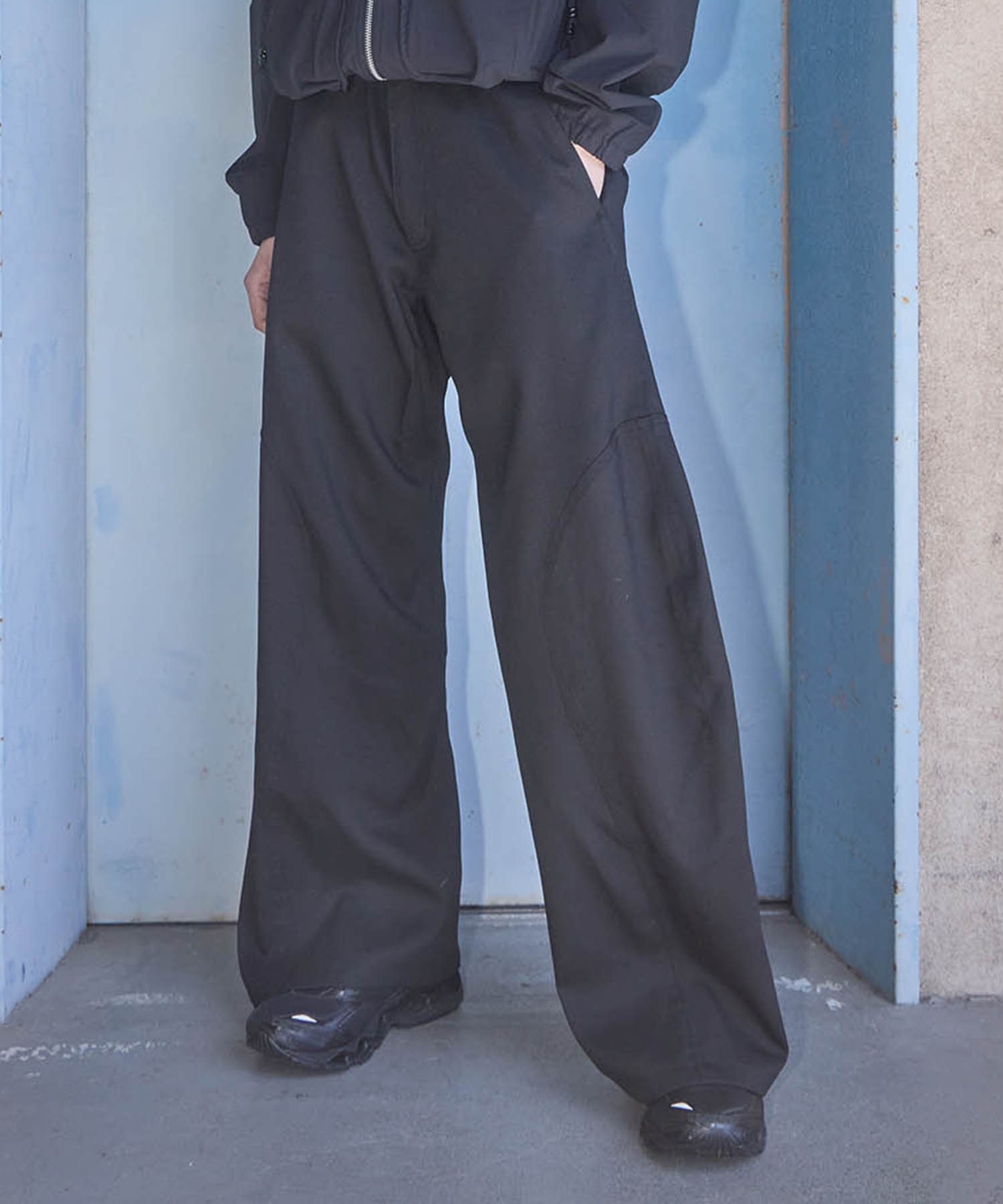 別注 CURVED LEG WORK PANTS