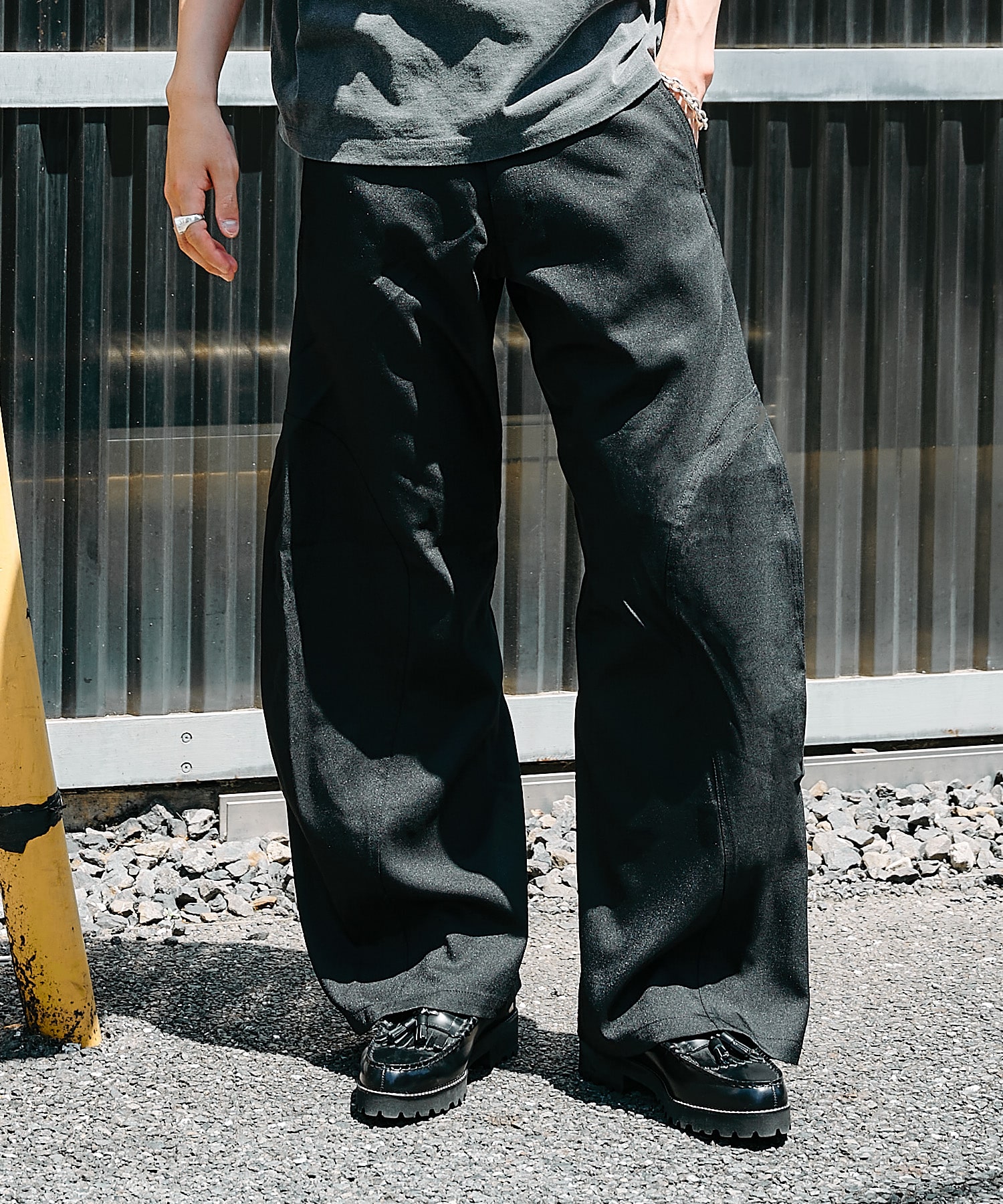 別注 CURVED LEG WORK PANTS