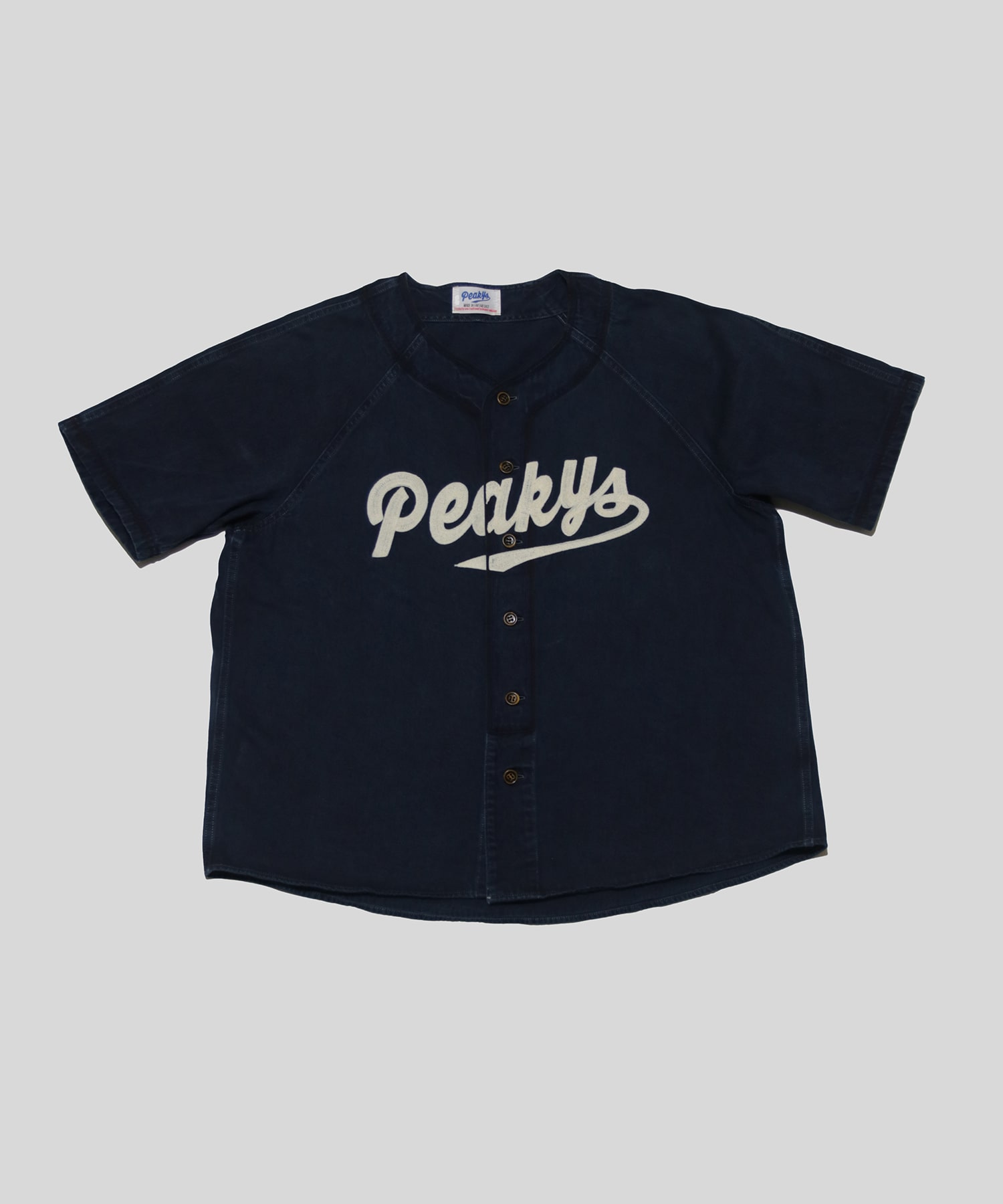 Grey fabric Baseball shirts