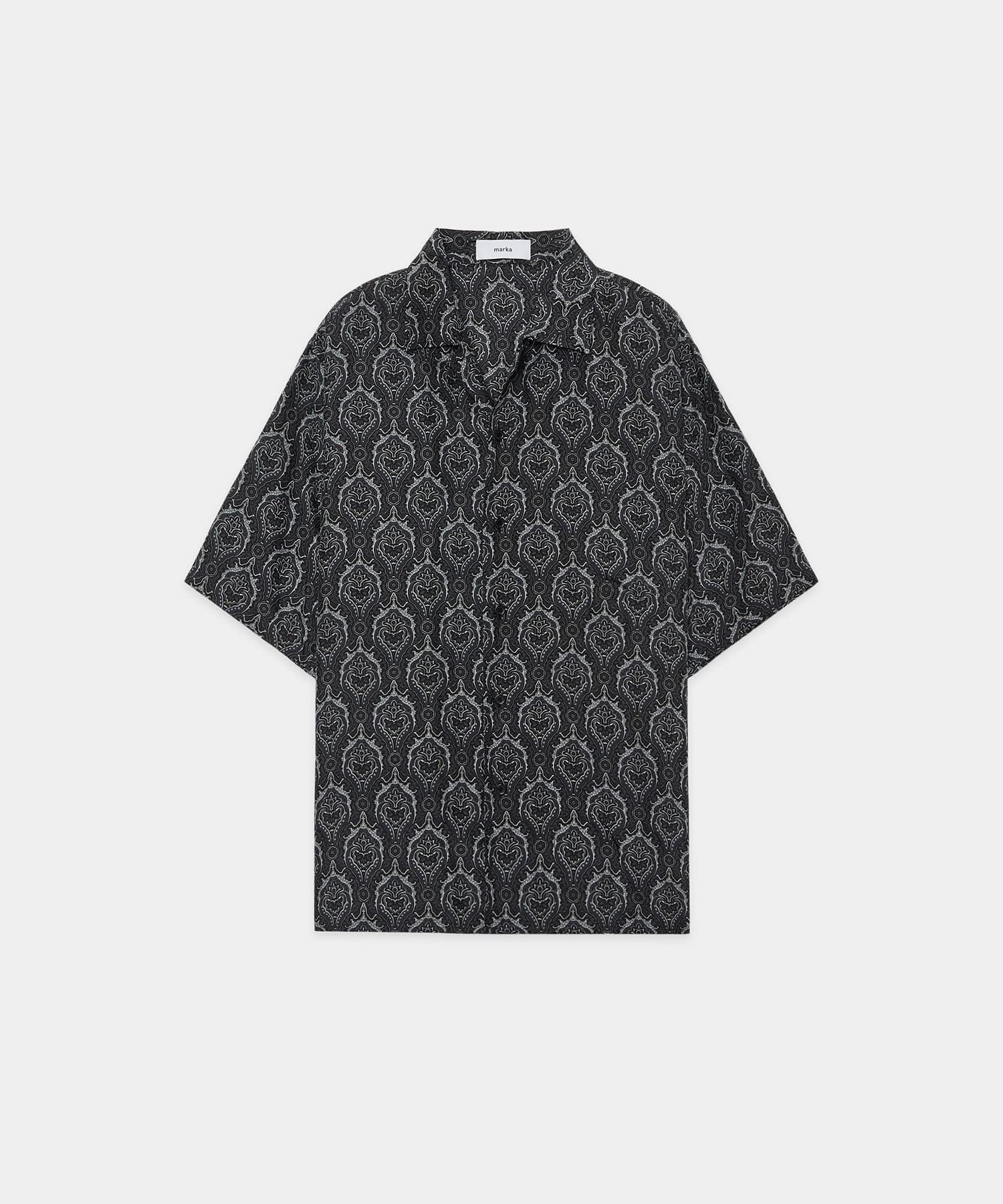 SILK OPEN COLLAR SHIRT