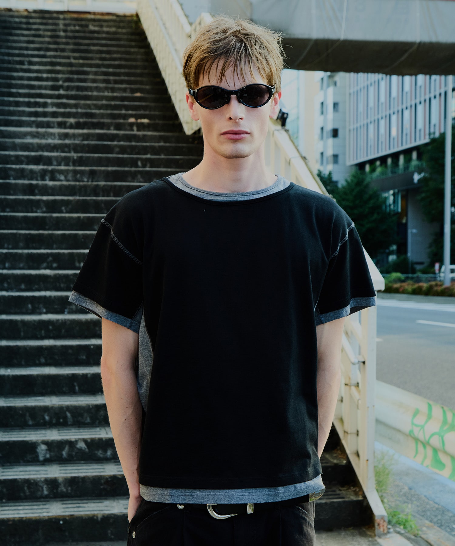 別注 LAYERD SHORT SLEEVE T-SHIRT