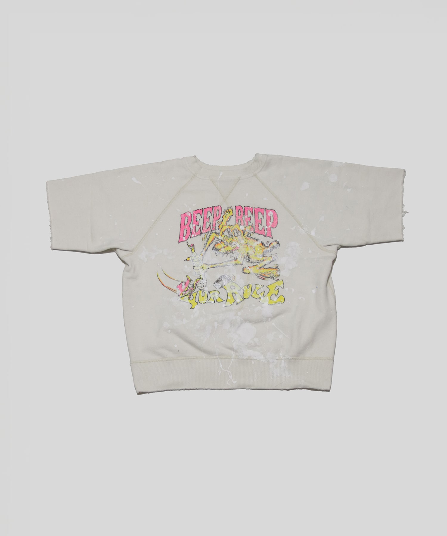 Short sleeve sweat 加工
