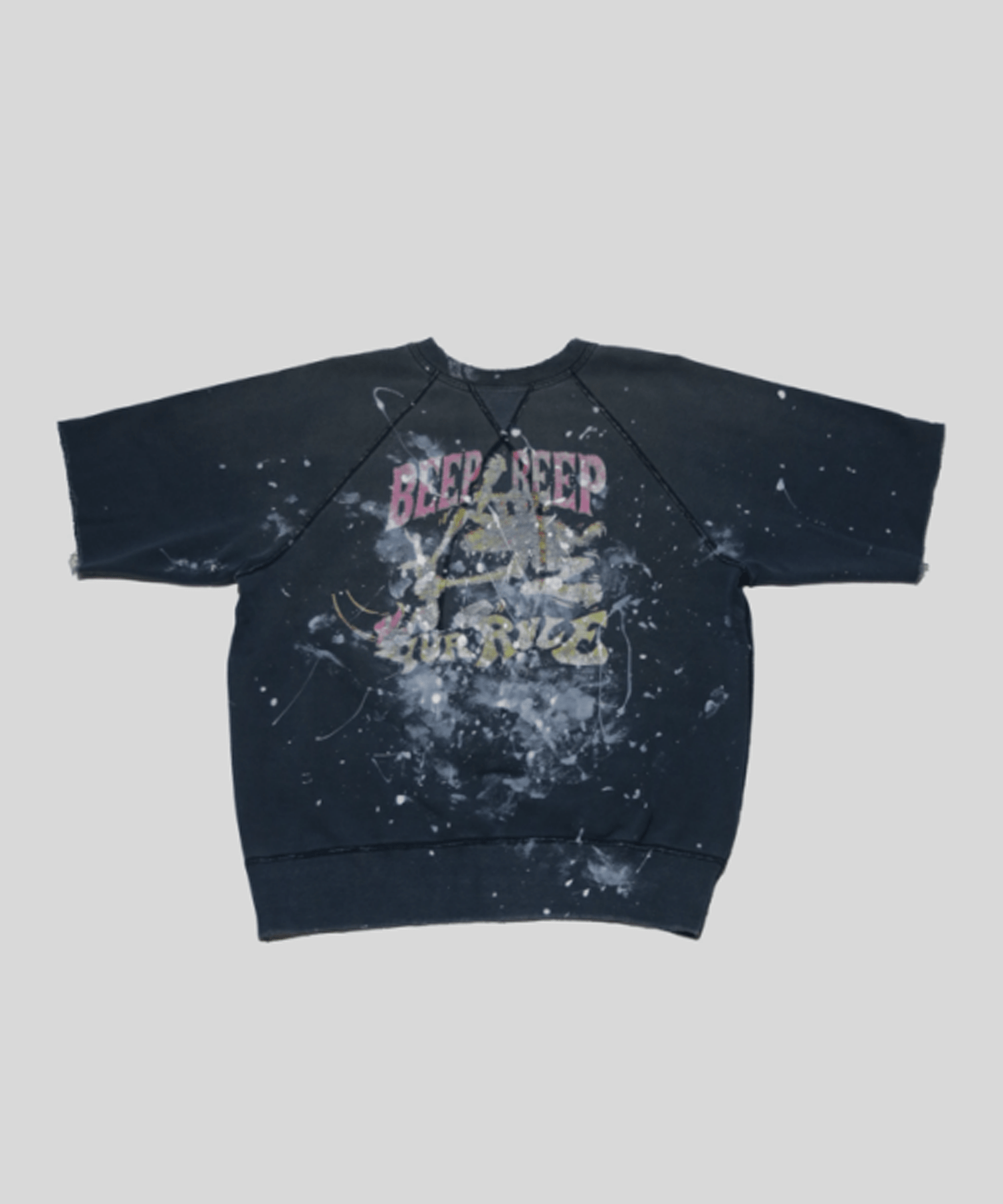 Short sleeve sweat 加工