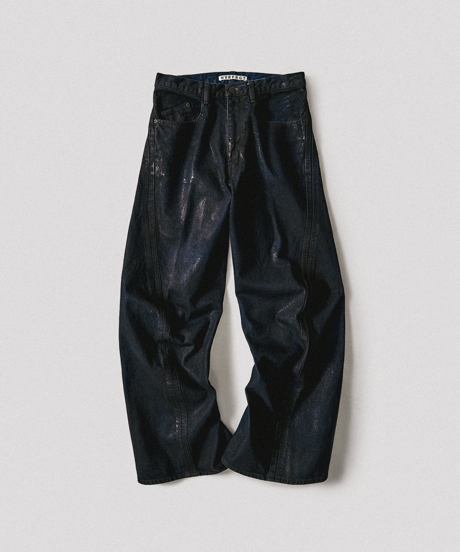 別注　COATING 3D TWISTED WIDE LEG JEANS