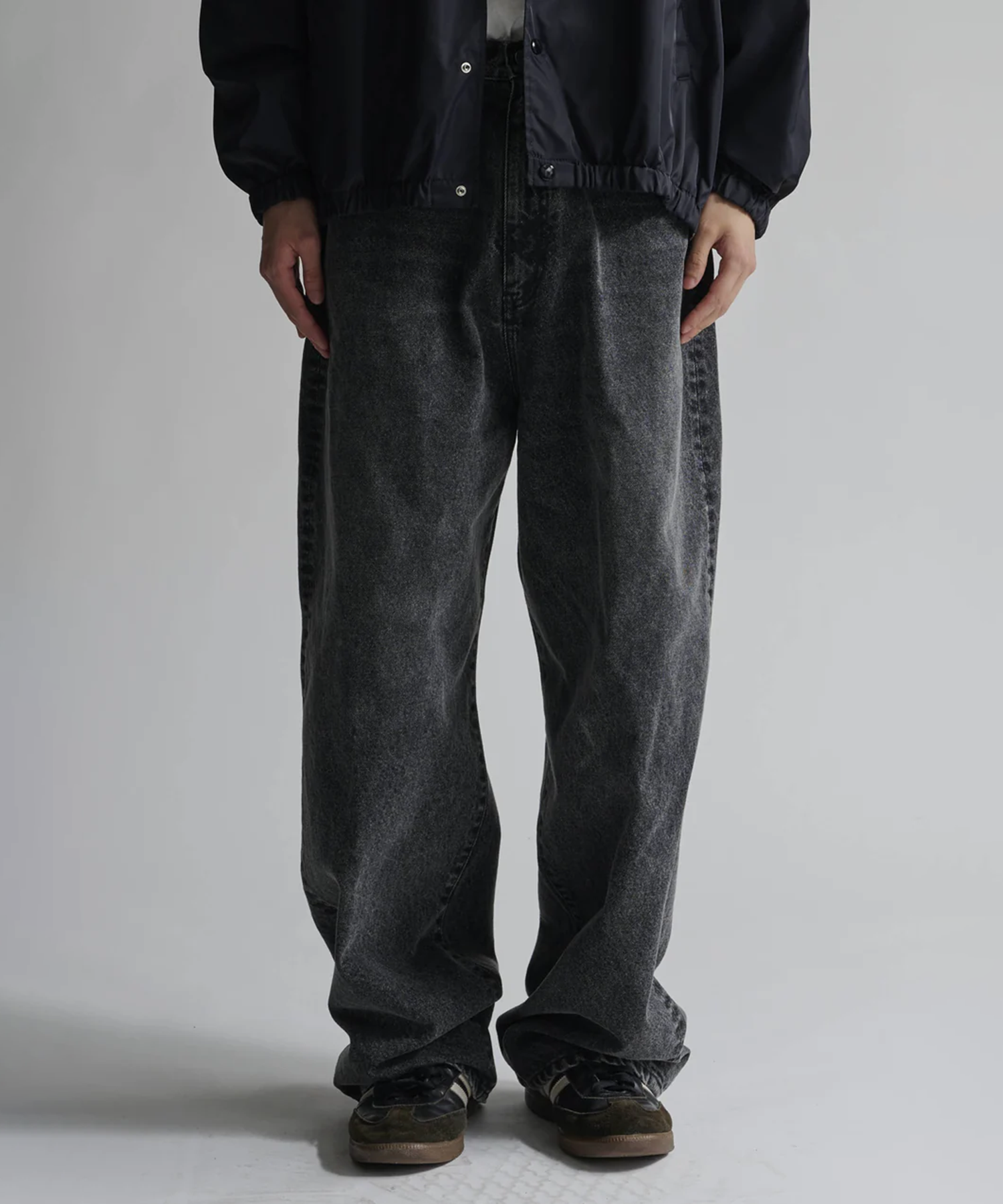 Color Denim Balloon Pants
