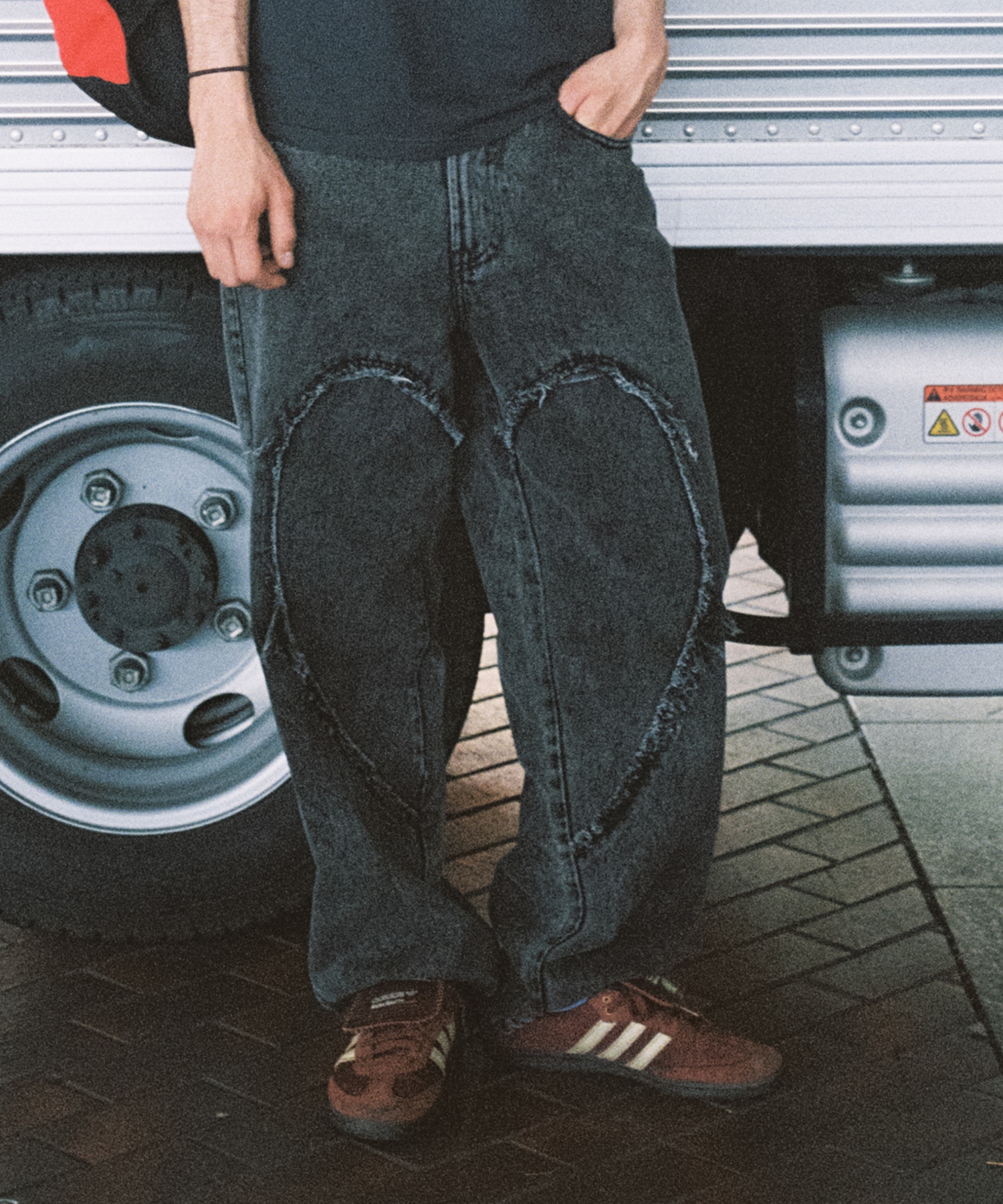 別注 HEART DENIM PANTS