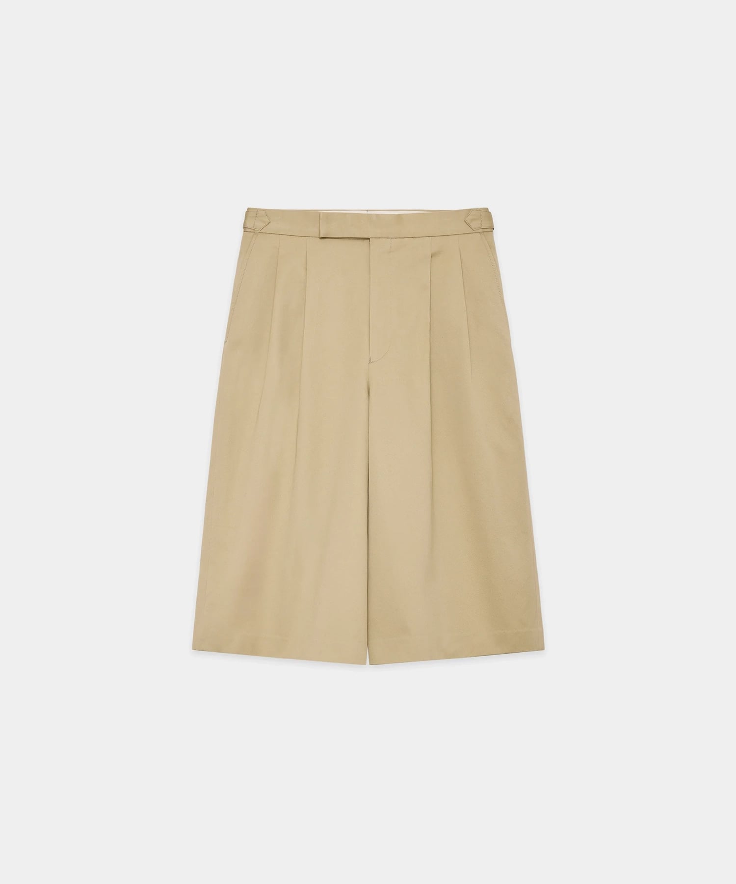 TWO TUCK CROPPED TROUSERS