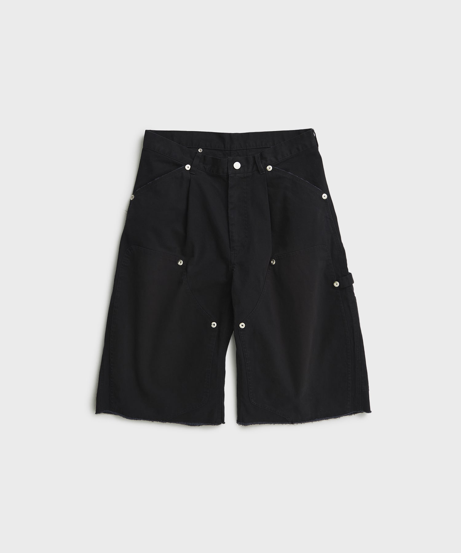 DUCK DOUBLE KNEE CURVED LEG SHORTS