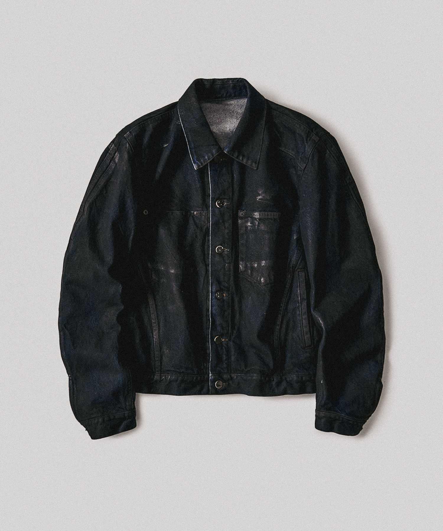 別注 COATING 3D TRUCKER JACKET