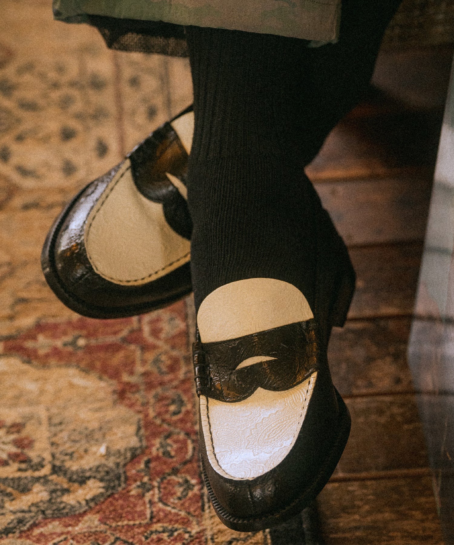 EMBOSSED LOAFERS