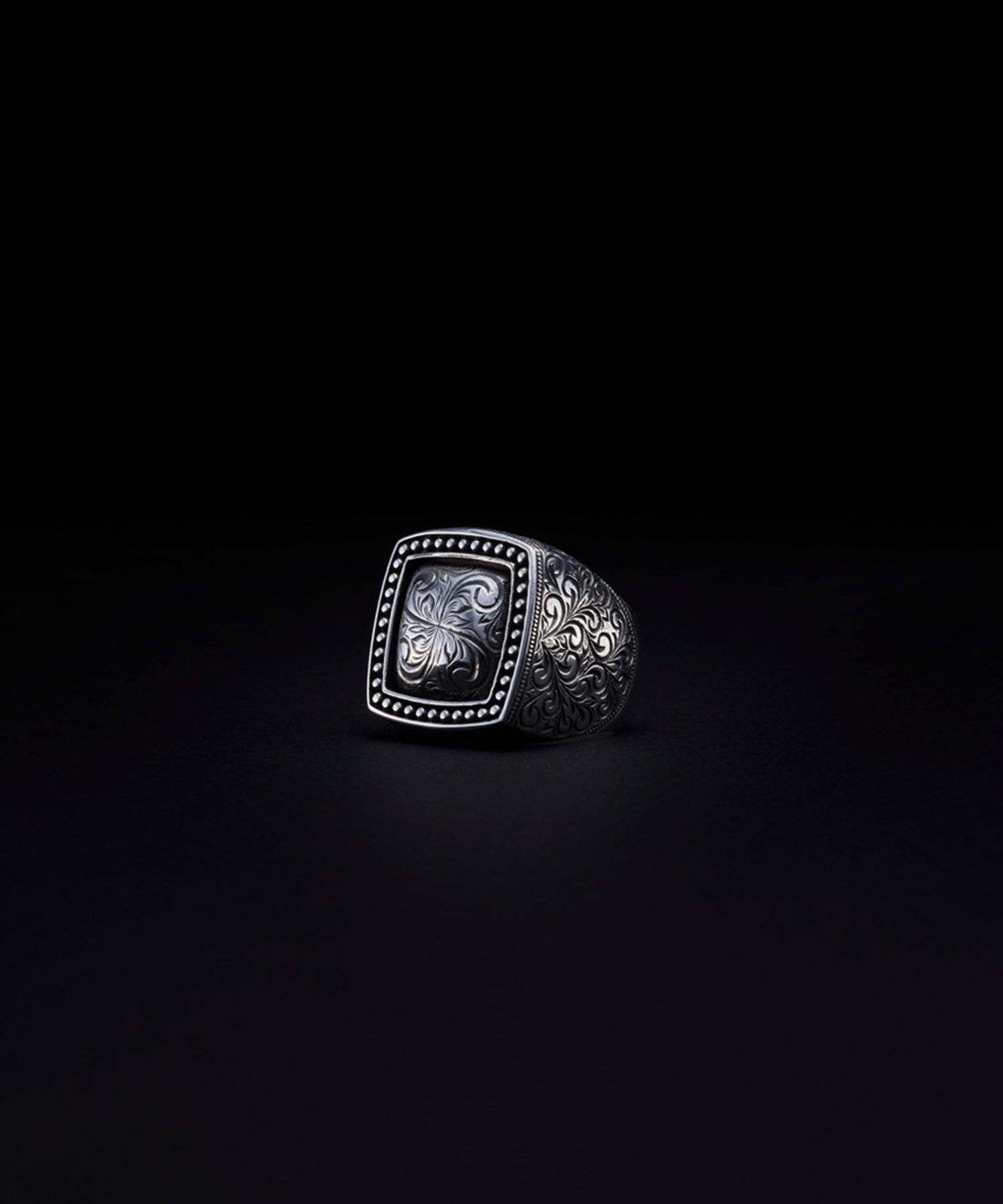 Engraved Mafia Ring