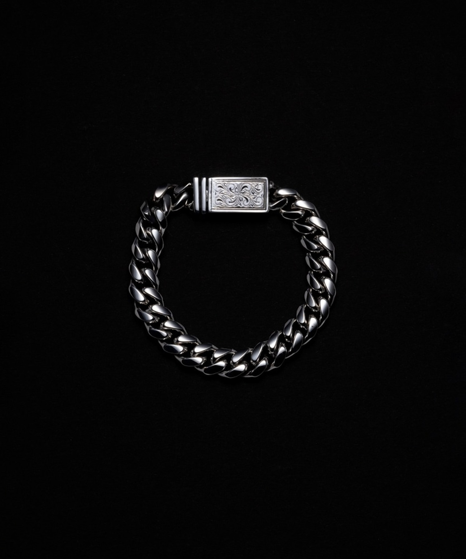 Engraved Box Clasp Bracelet