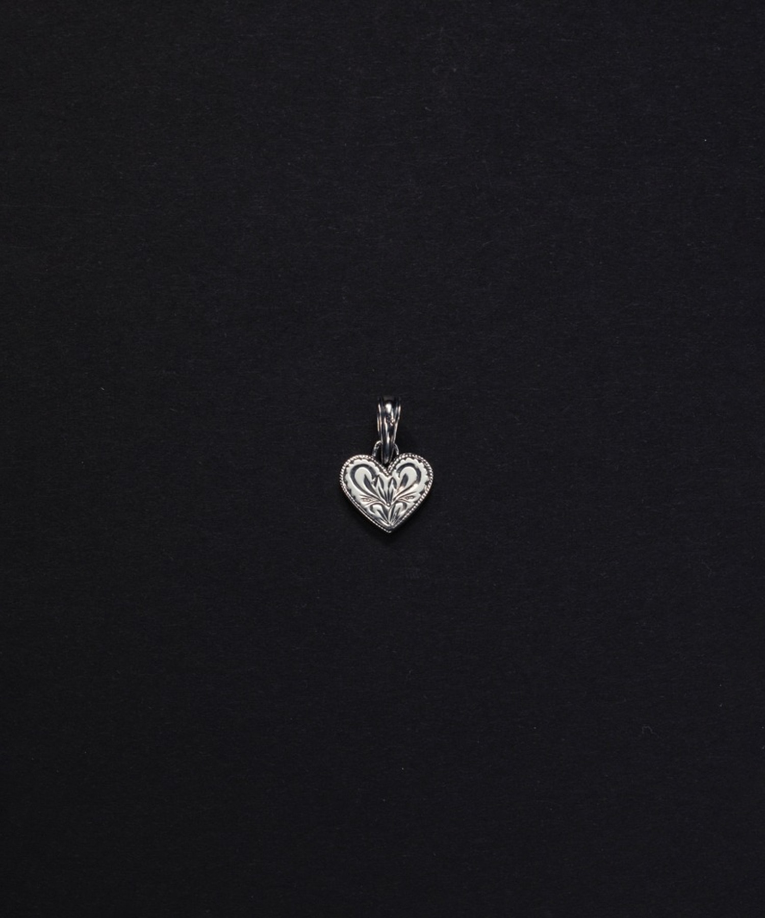 Engraved Heart Pendant
