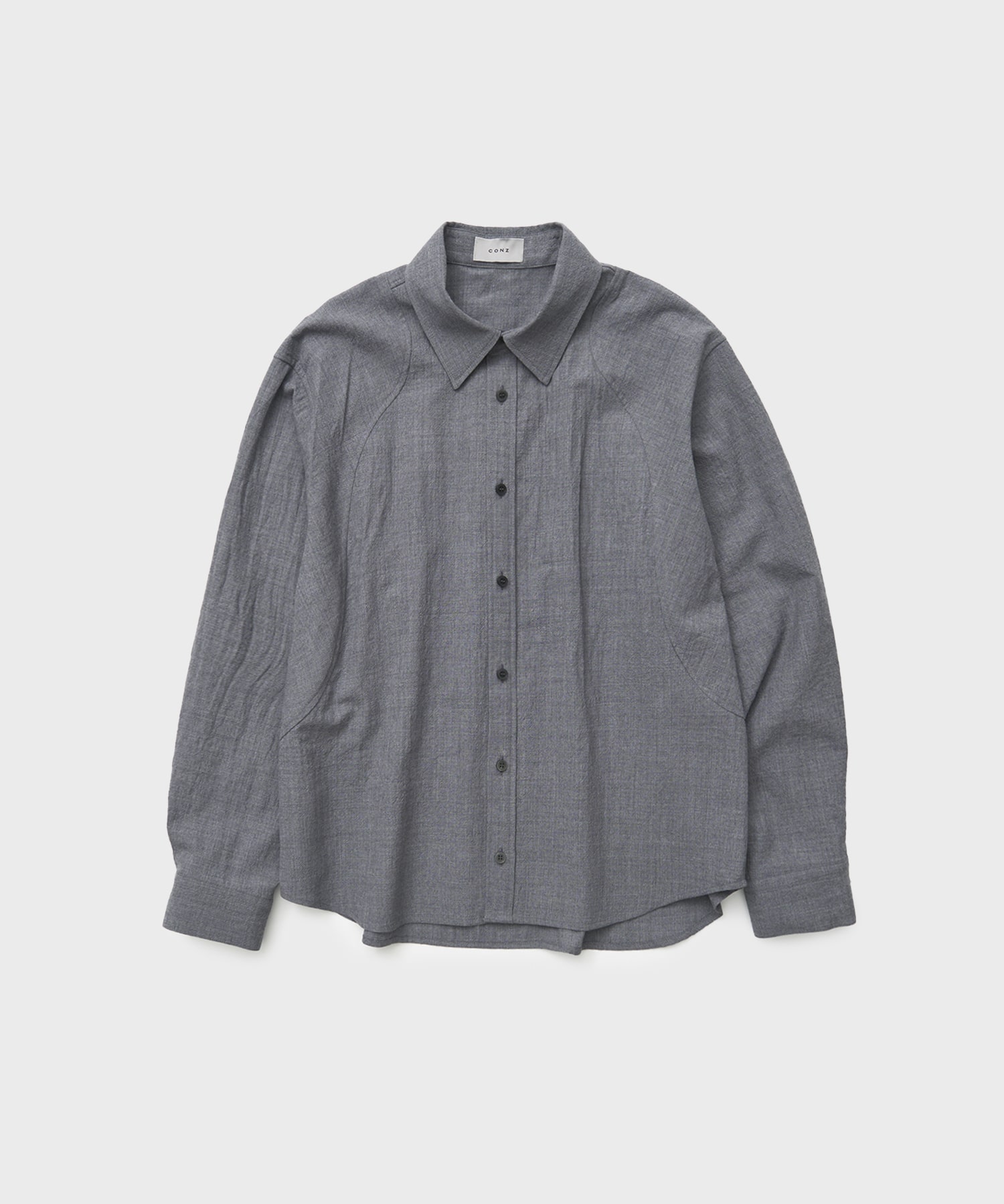COMPACT FIT WOOL PANEL SHIRT